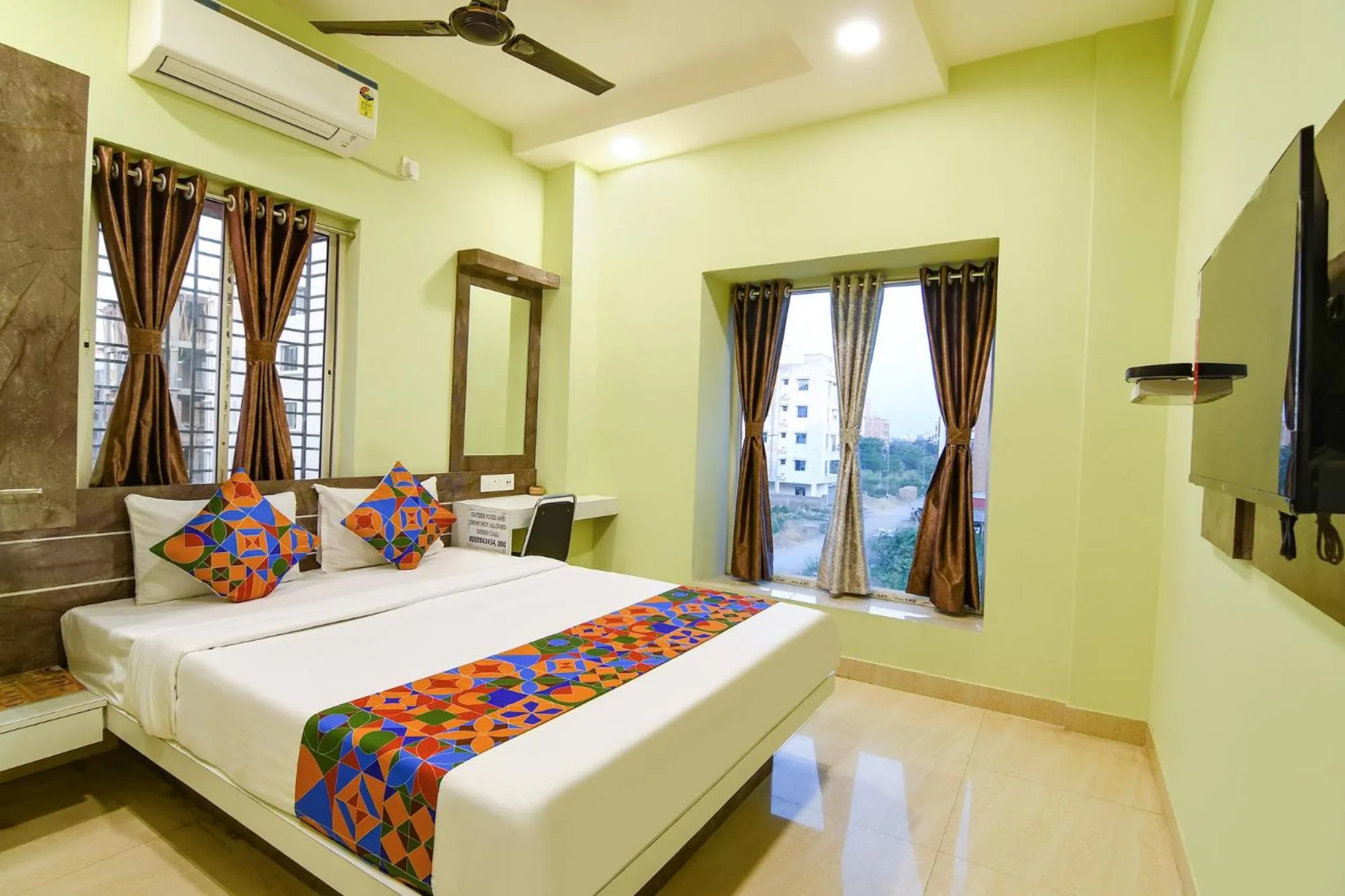Bed in Via The Sunshine Residency