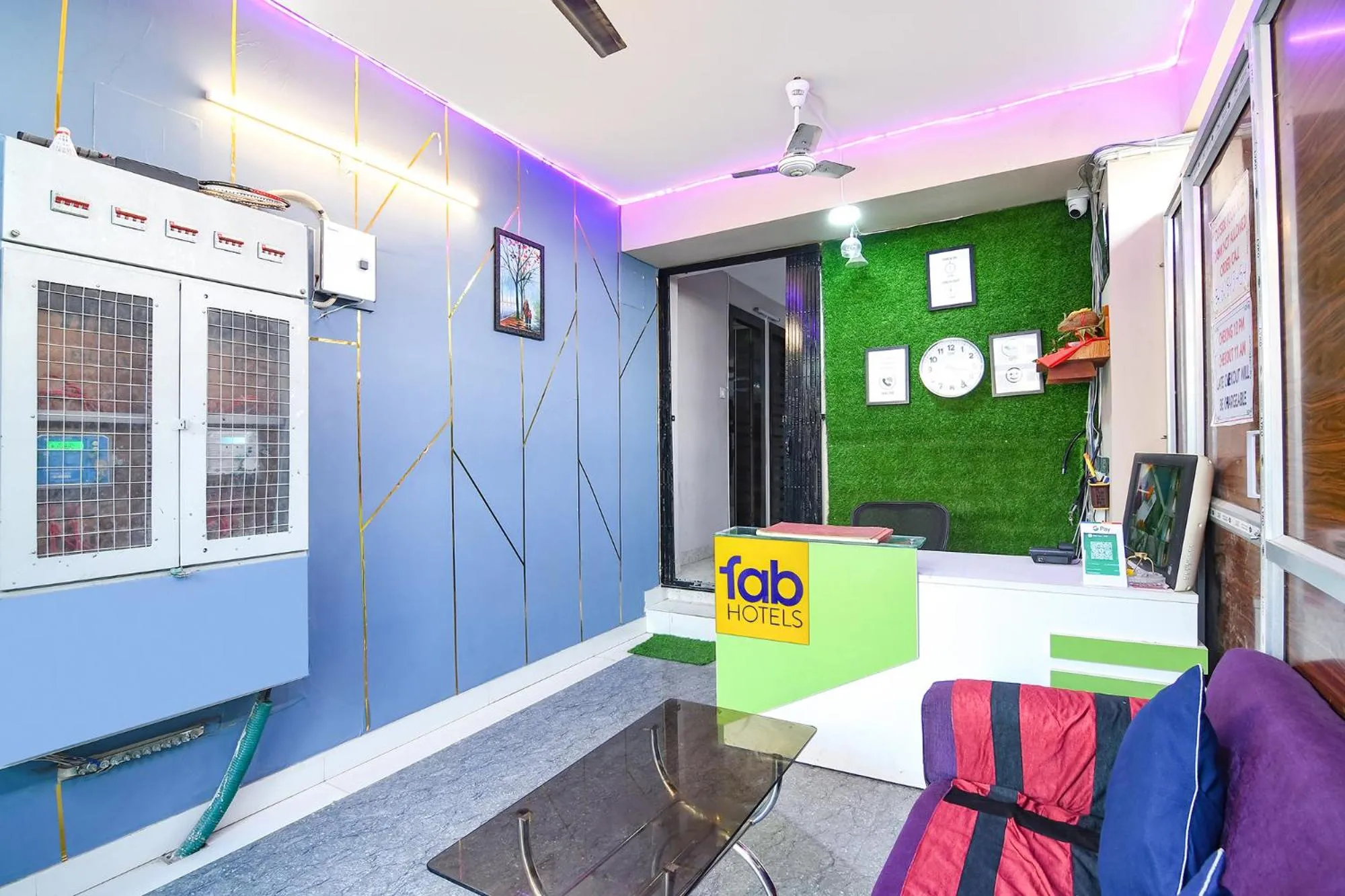 Lobby or reception, Bed in Via The Sunshine Residency
