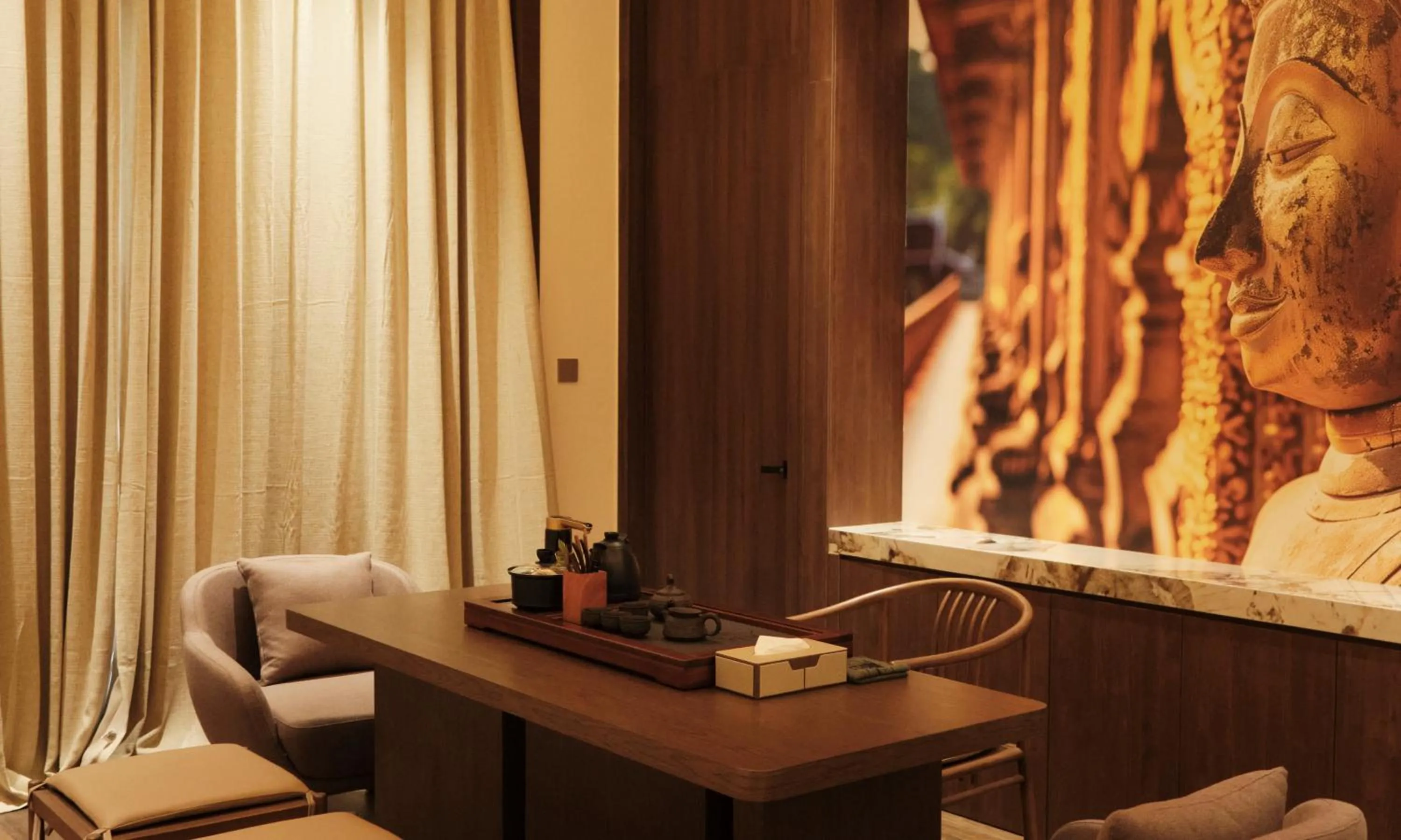 Seating area in MonMonBoutique Hotel