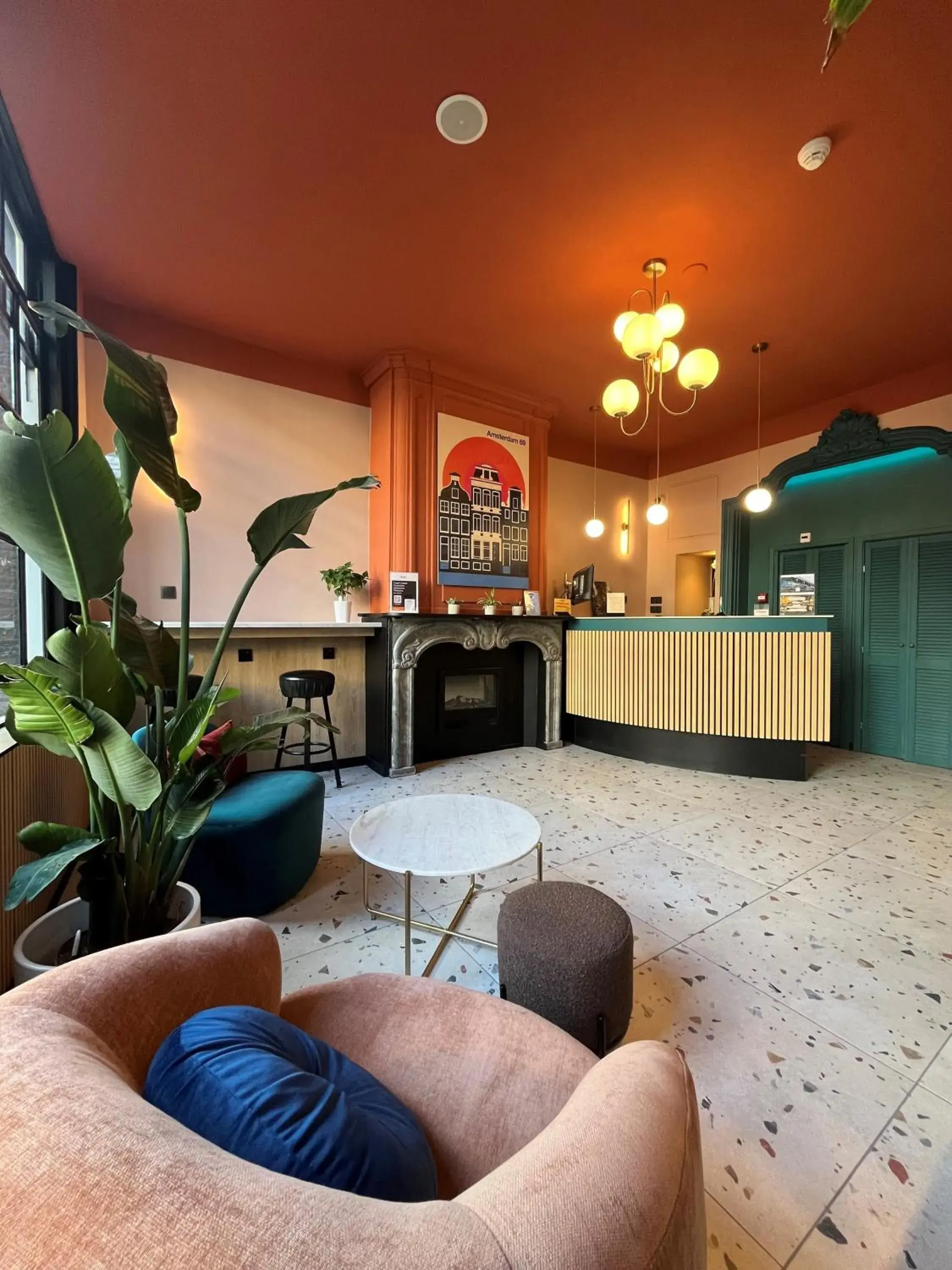Lobby or reception in Heart of Amsterdam Hostel Lobby or reception in Heart of Amsterdam Hostel