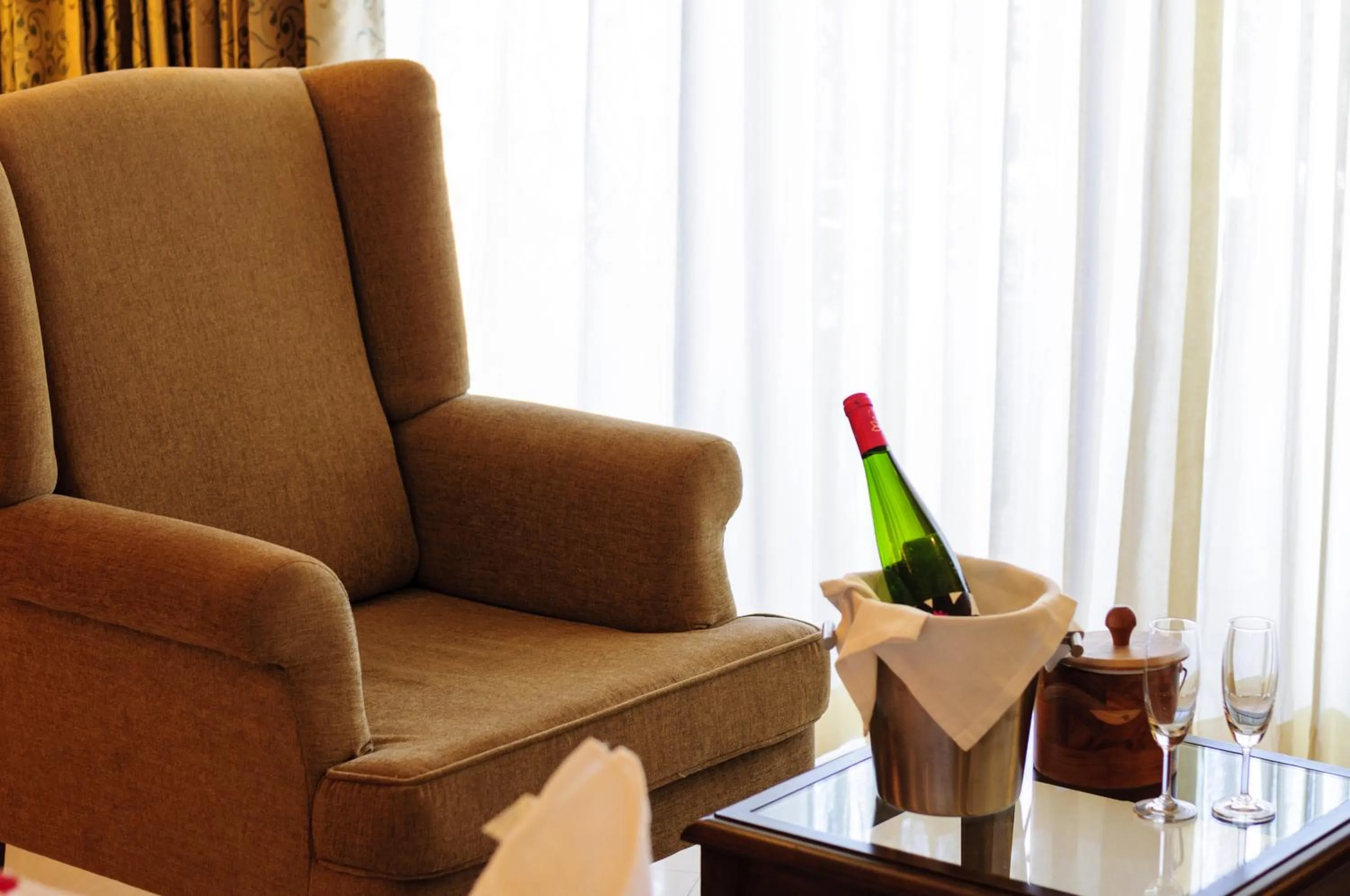 Seating area in Varanda Do Mar