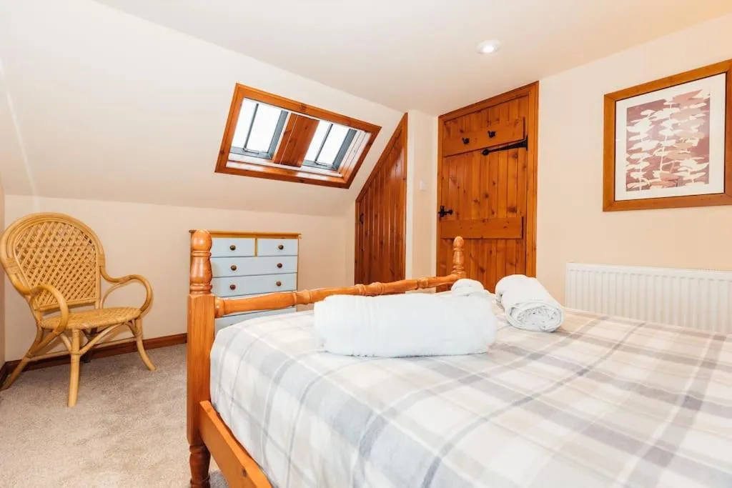 Bed in The Stable at Clauchan Holiday Cottages