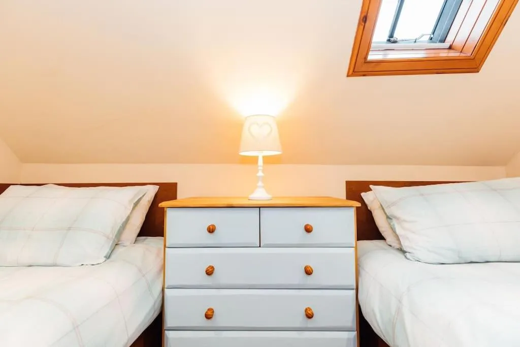 Bed in The Stable at Clauchan Holiday Cottages