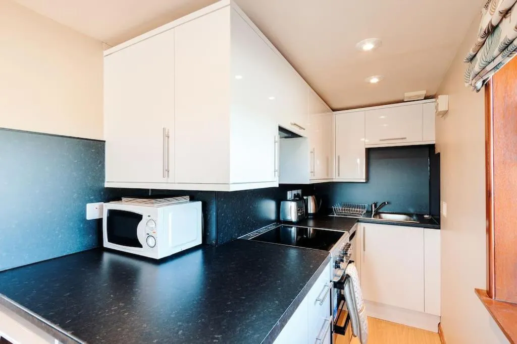 Kitchen or kitchenette in The Stable at Clauchan Holiday Cottages