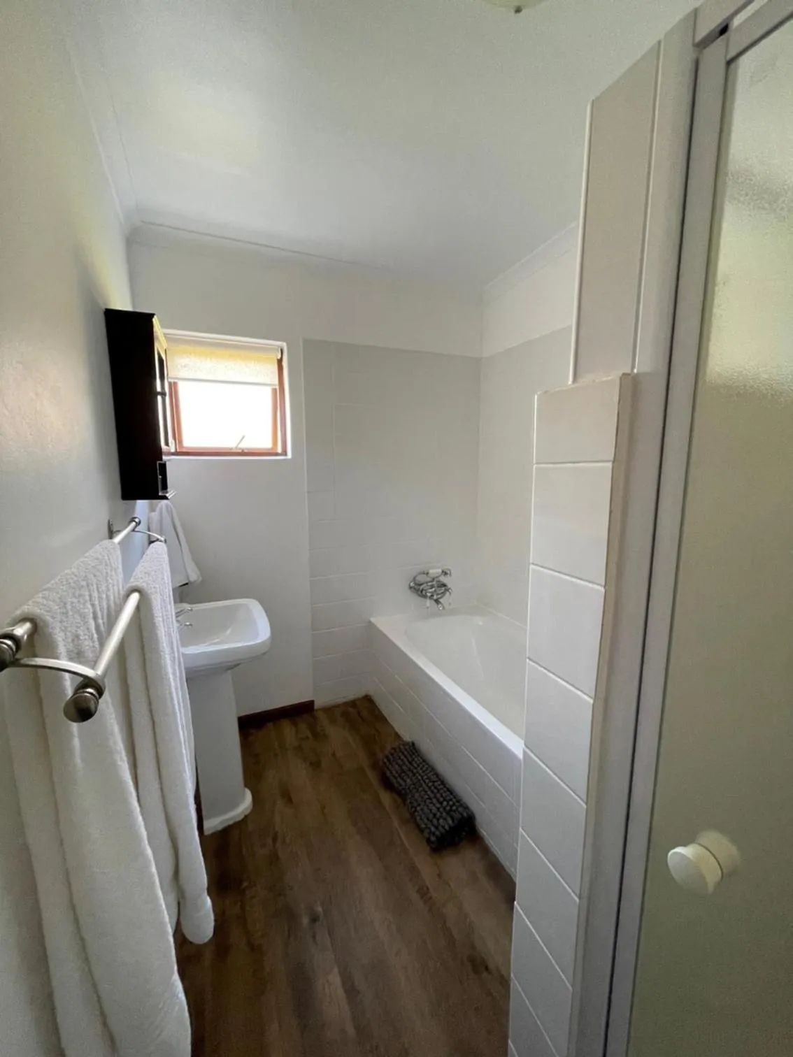 Bathroom in Endless Vineyards at Wildekrans Wine Estate