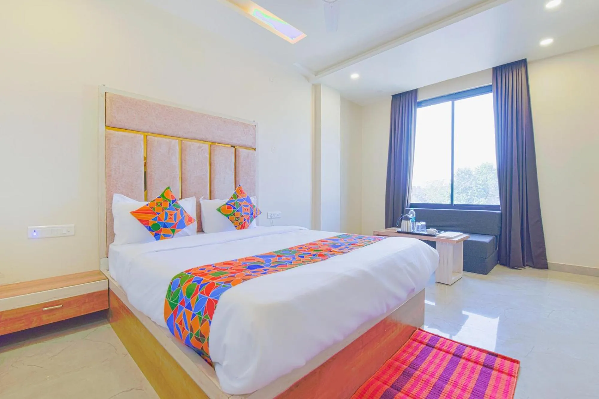 Bed in FabHotel Bohra International