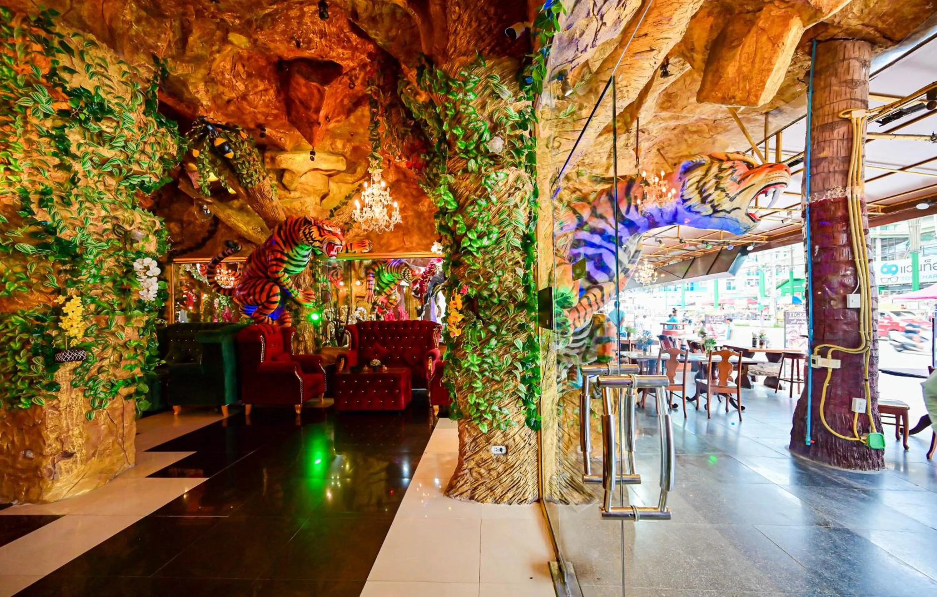 Seating area in Tiger Complex Hotel