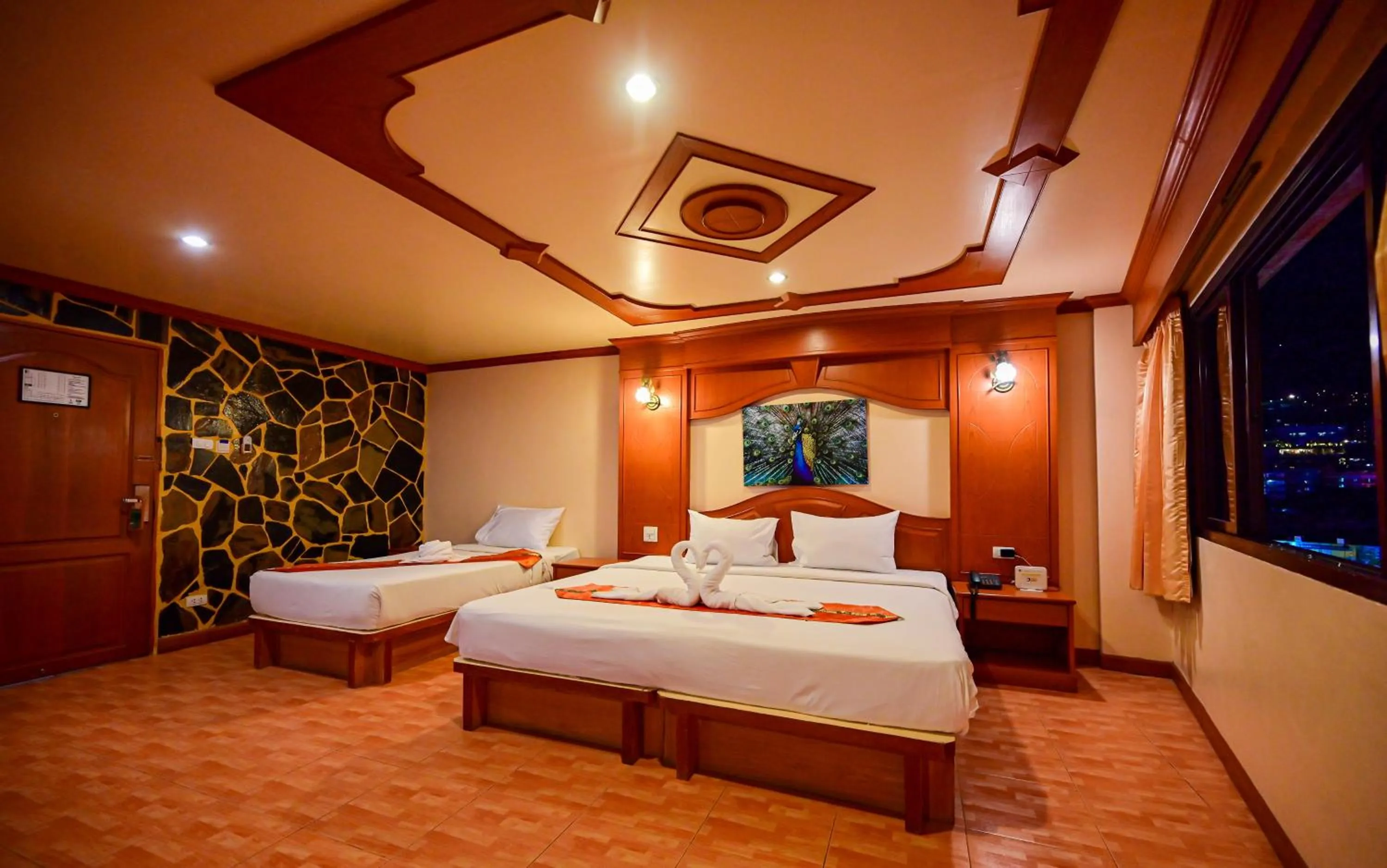 Bedroom, Bed in Tiger Complex Hotel