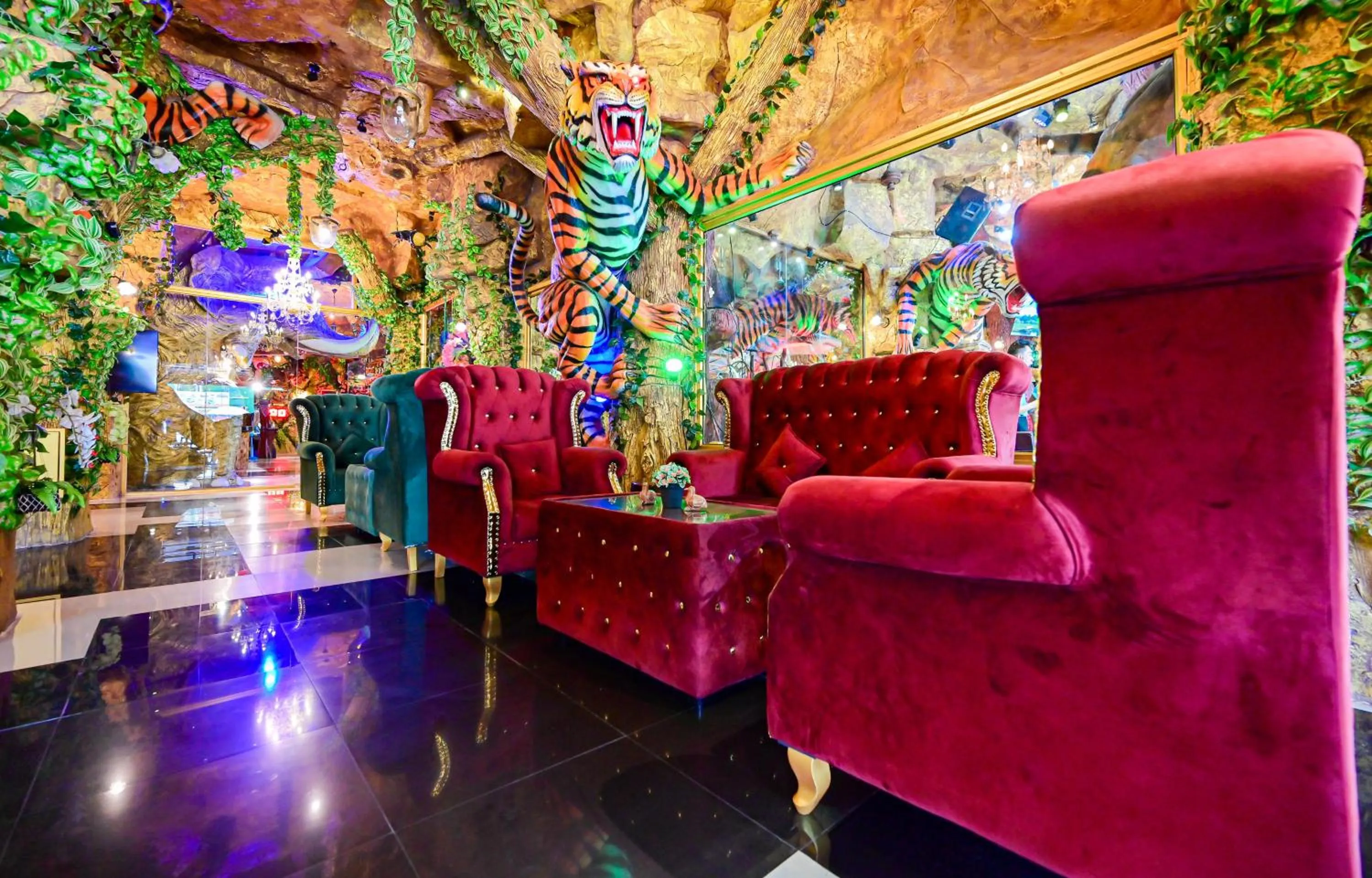 Seating area in Tiger Complex Hotel