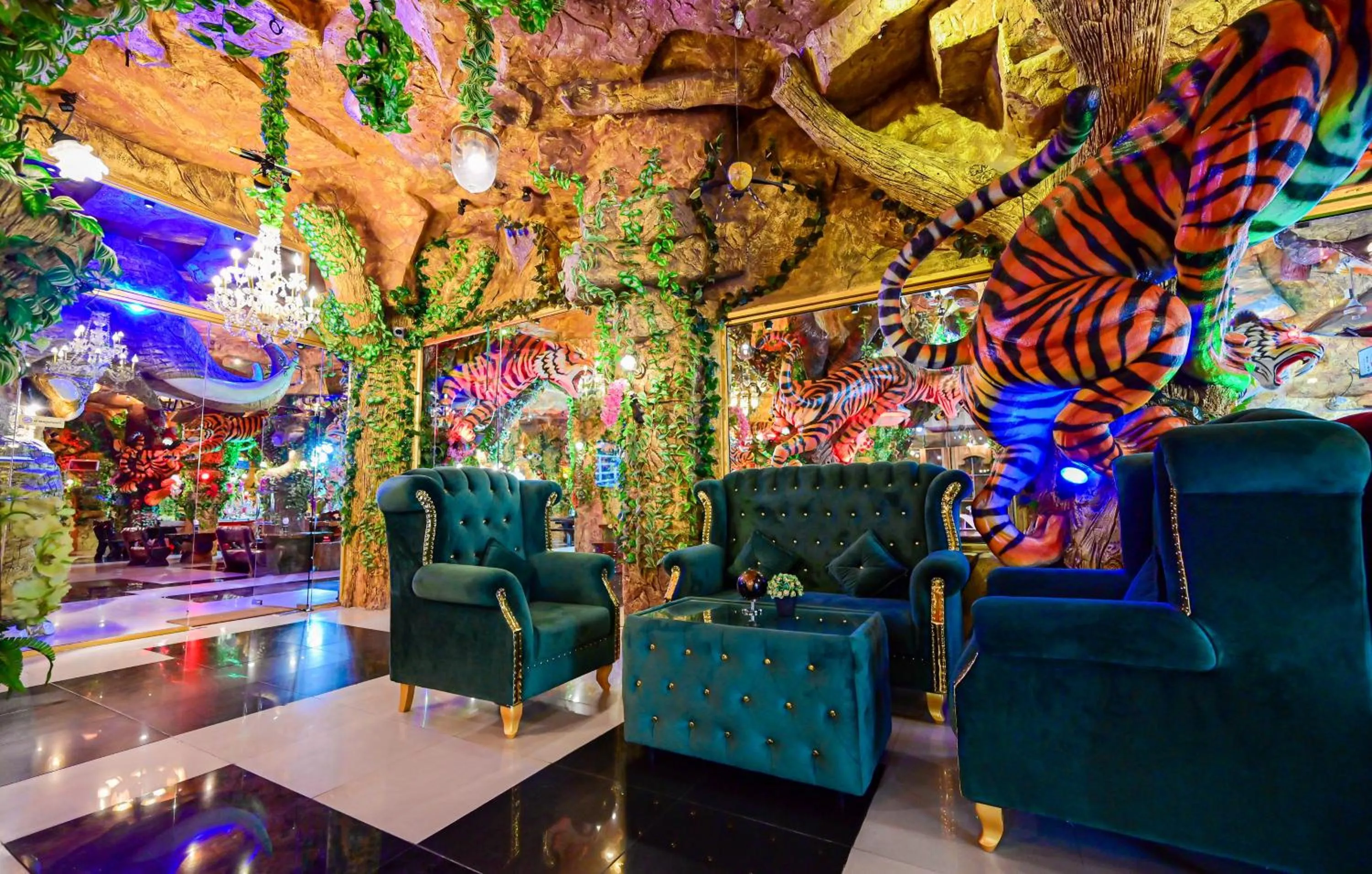 Seating area in Tiger Complex Hotel