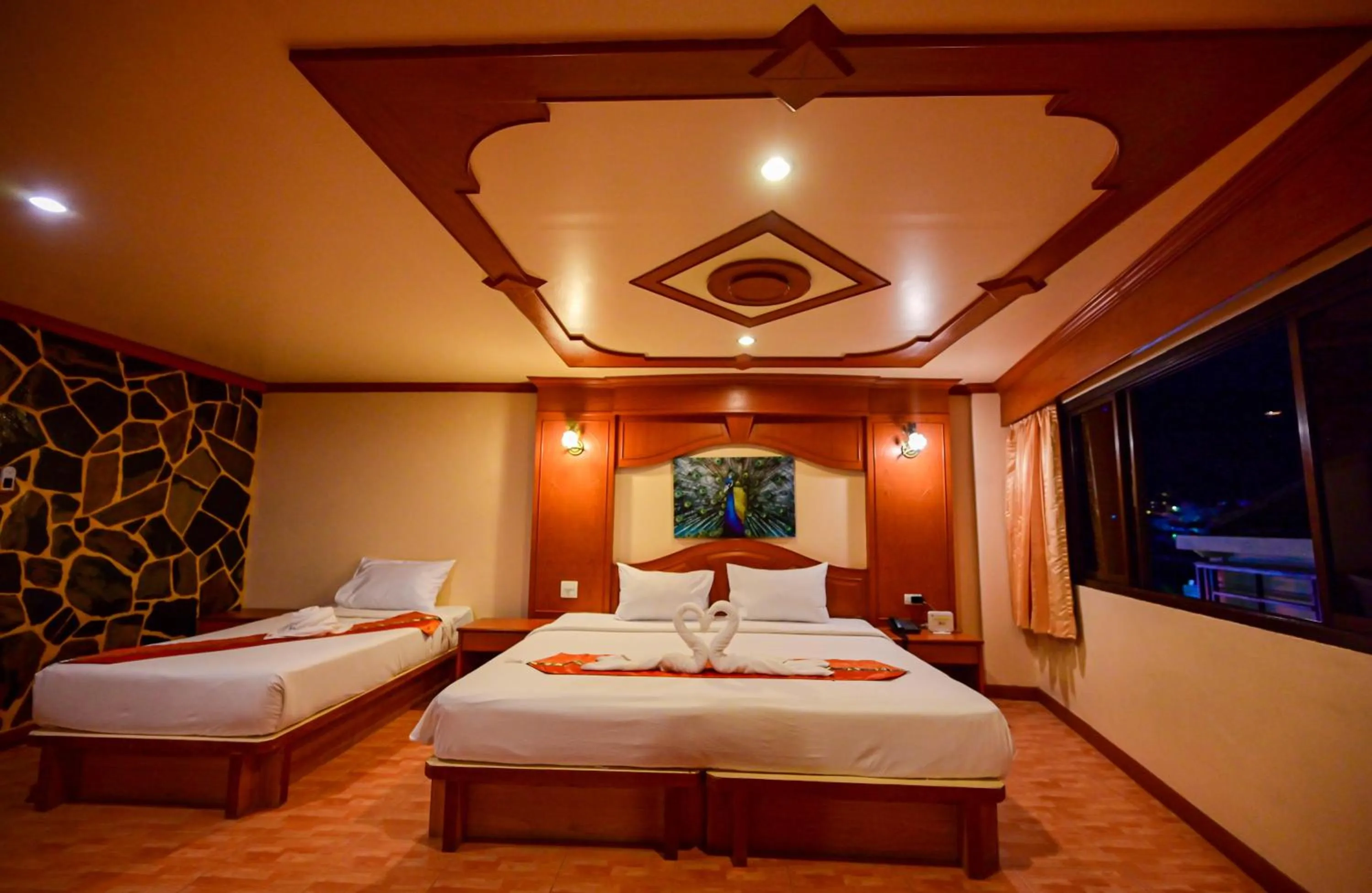 Bedroom, Bed in Tiger Complex Hotel