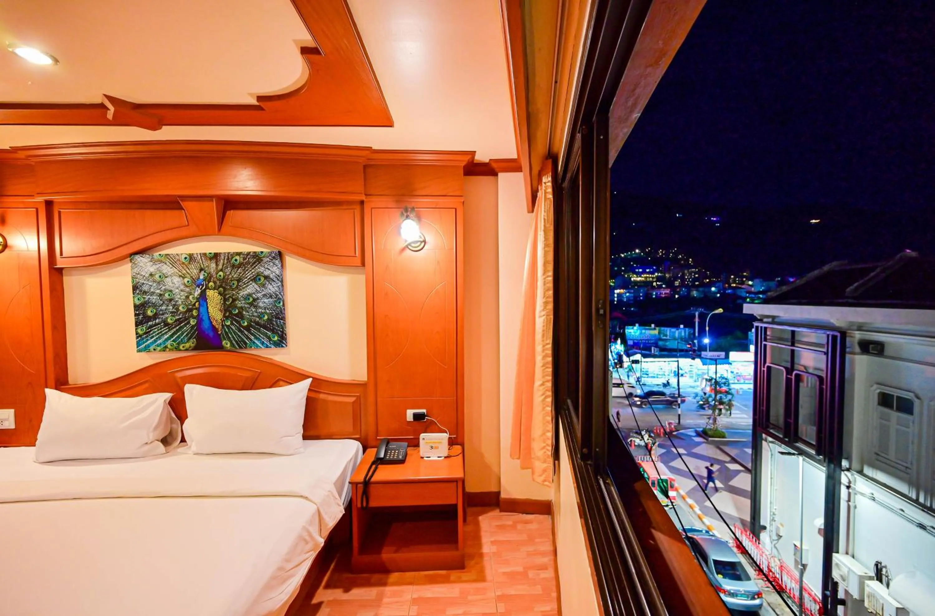 View (from property/room), Bed in Tiger Complex Hotel