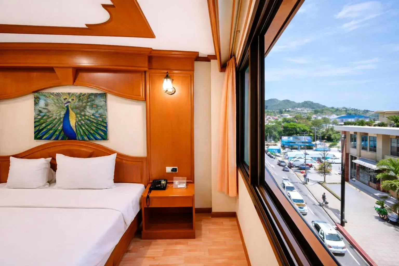 View (from property/room), Bed in Tiger Complex Hotel View (from property/room), Bed in Tiger Complex Hotel