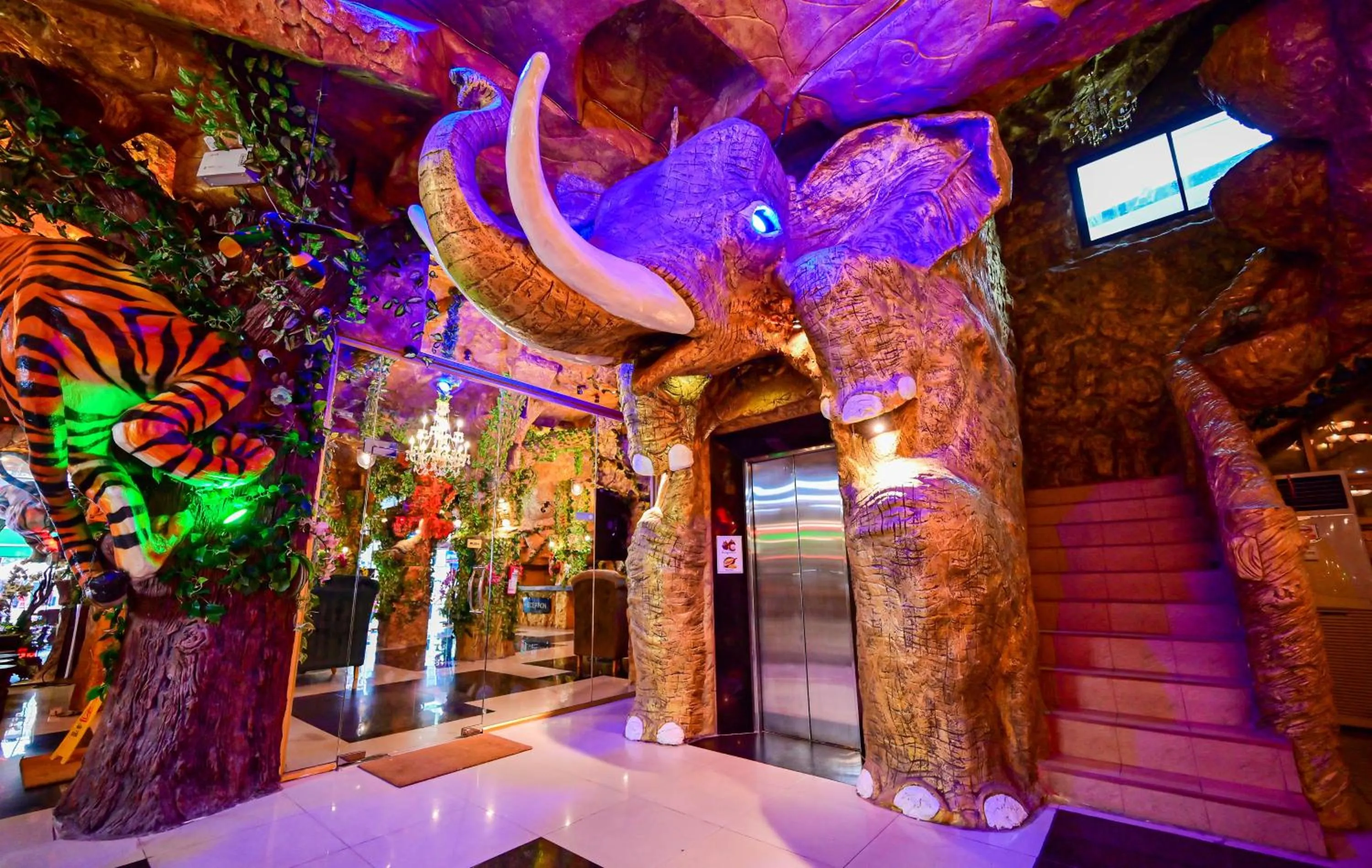 elevator in Tiger Complex Hotel