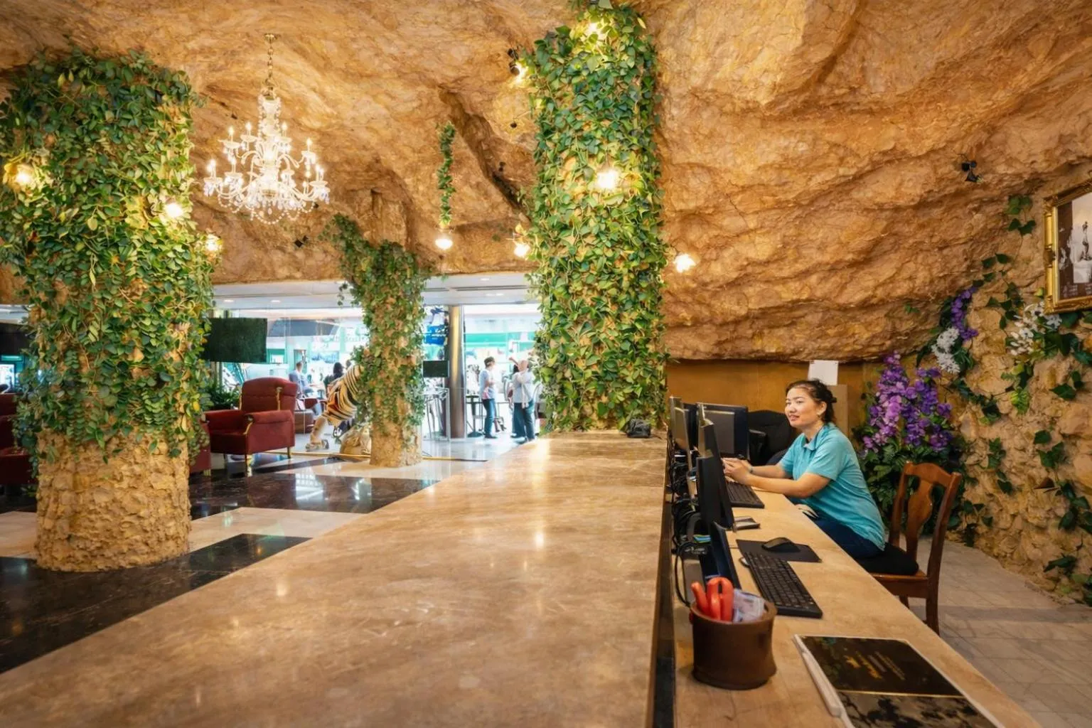 Seating area in Tiger Complex Hotel