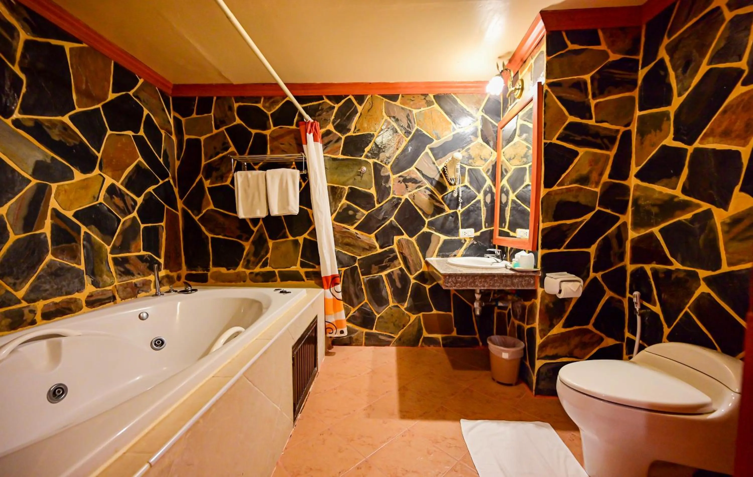 Shower in Tiger Complex Hotel