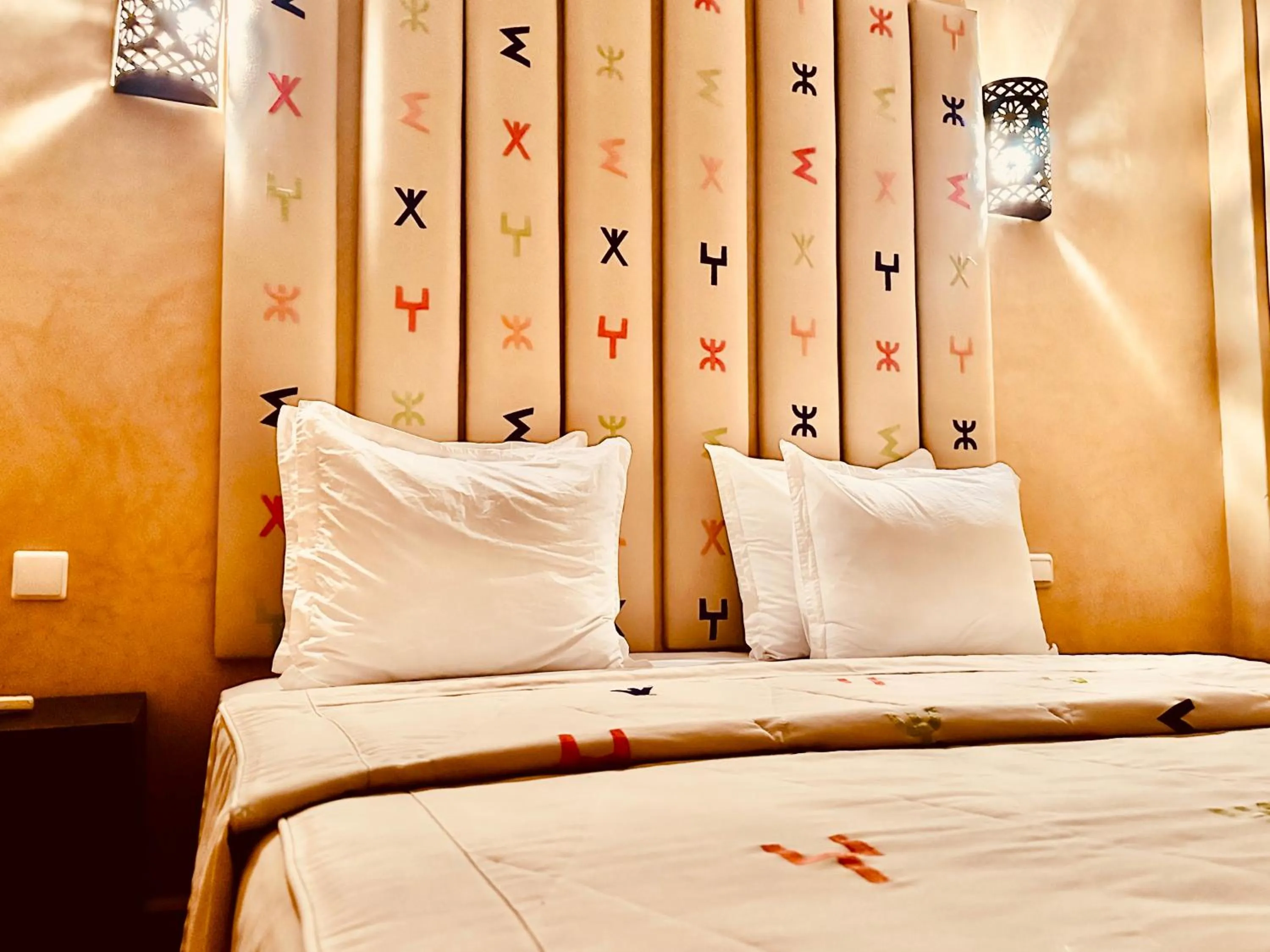Bed in Riad Radia