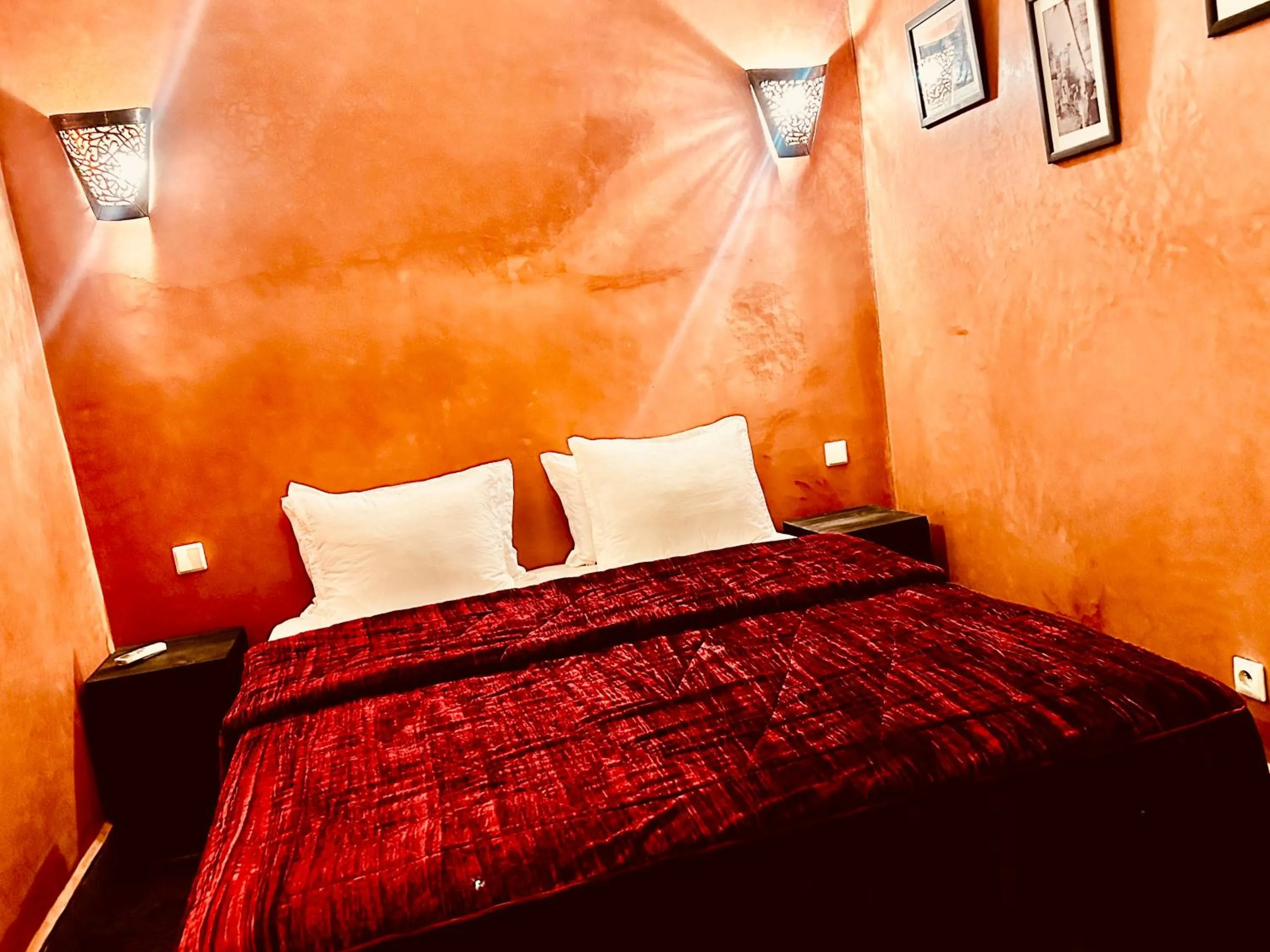 Bed in Riad Radia