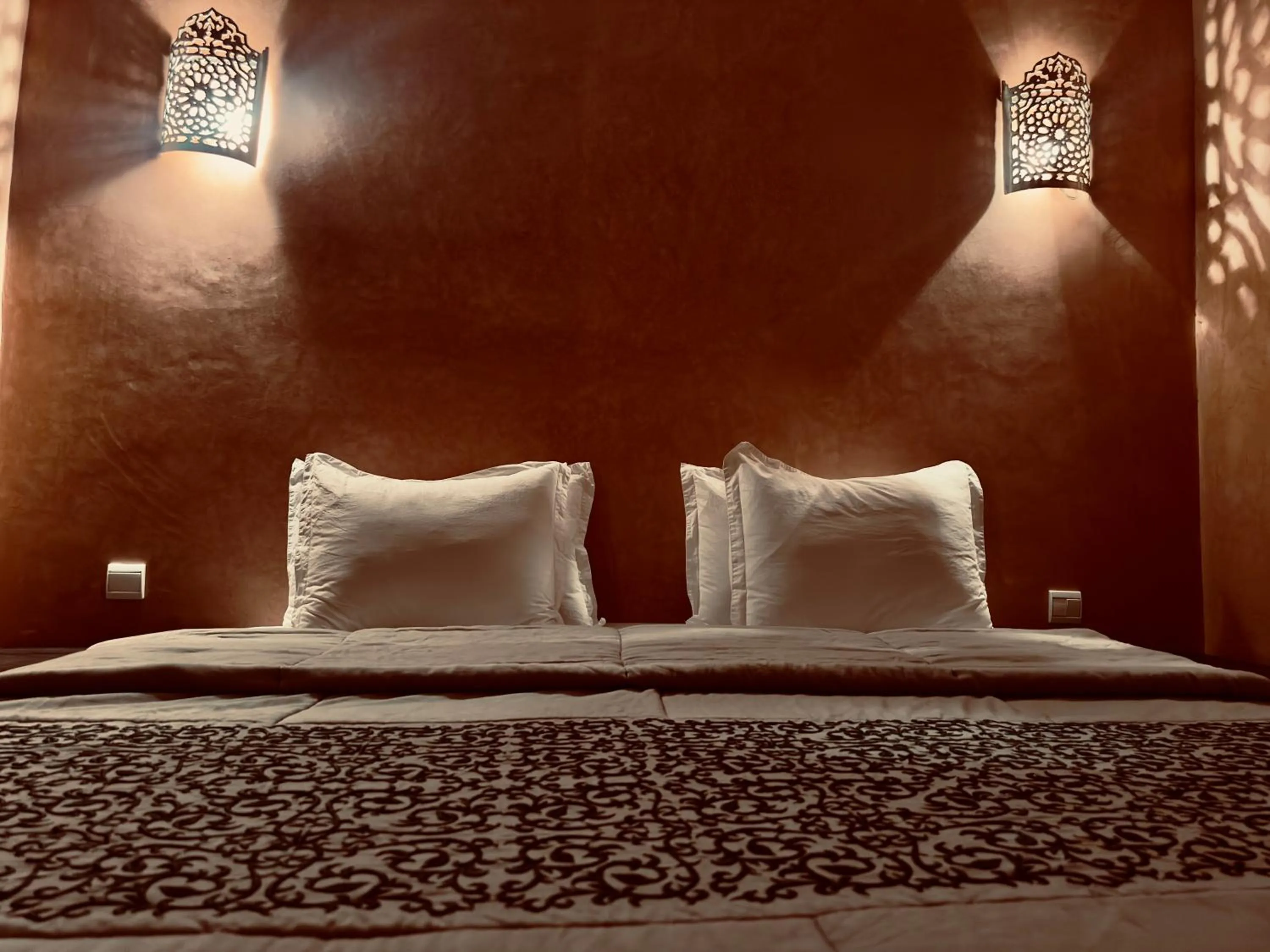 Bed in Riad Radia