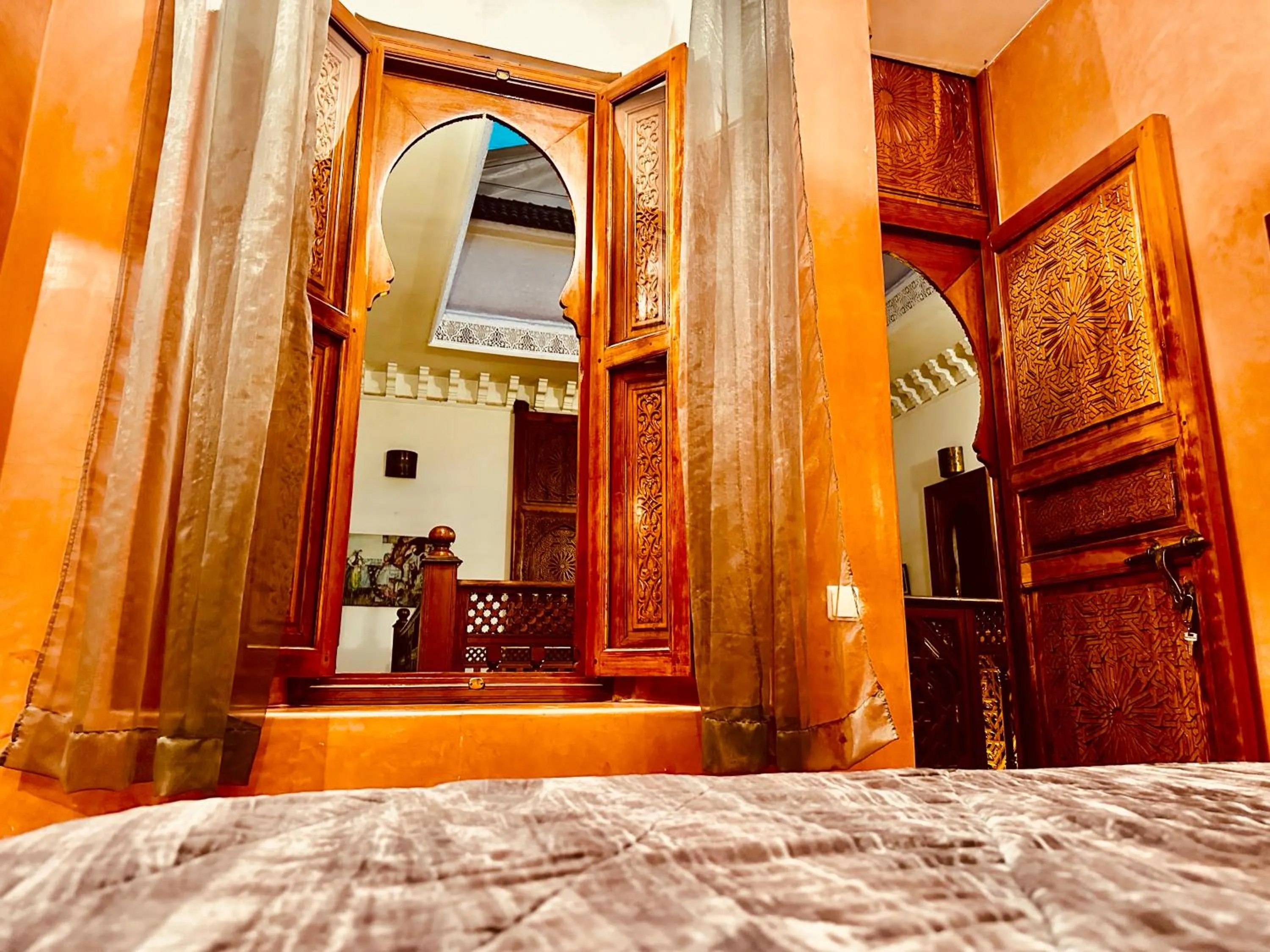 Bed in Riad Radia