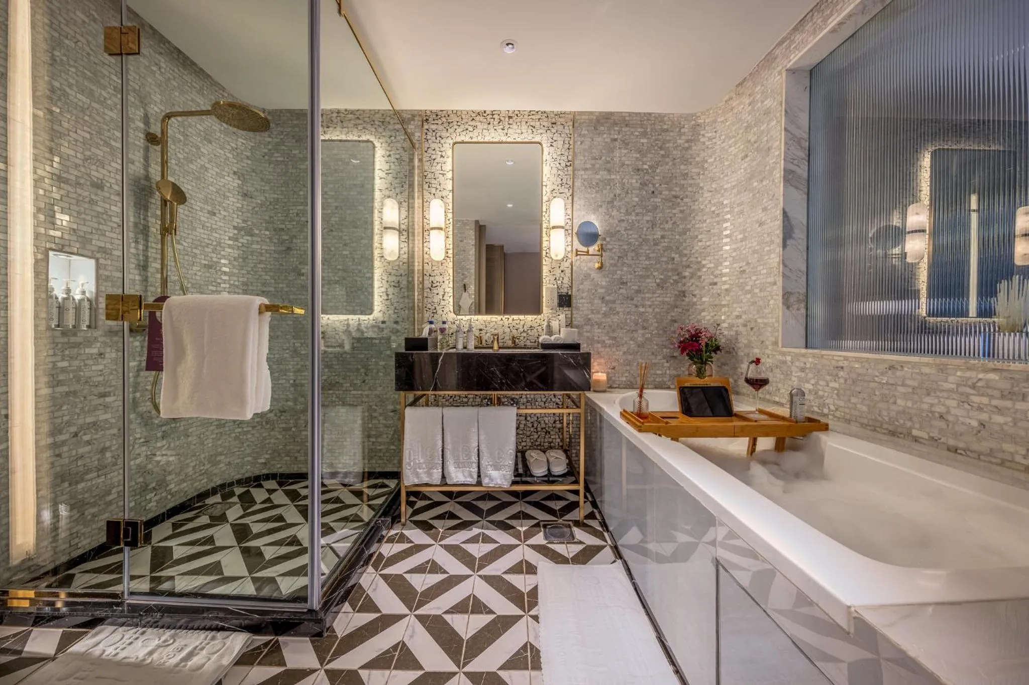 Bathroom in Glee Nairobi, a Preferred LVX Hotel