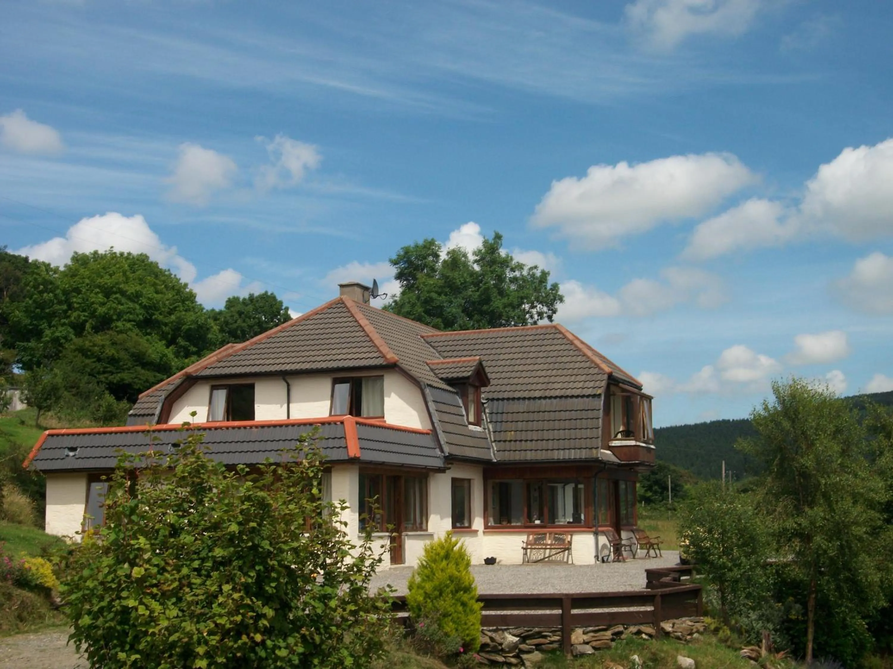 Facade/entrance in Lough Dan House
