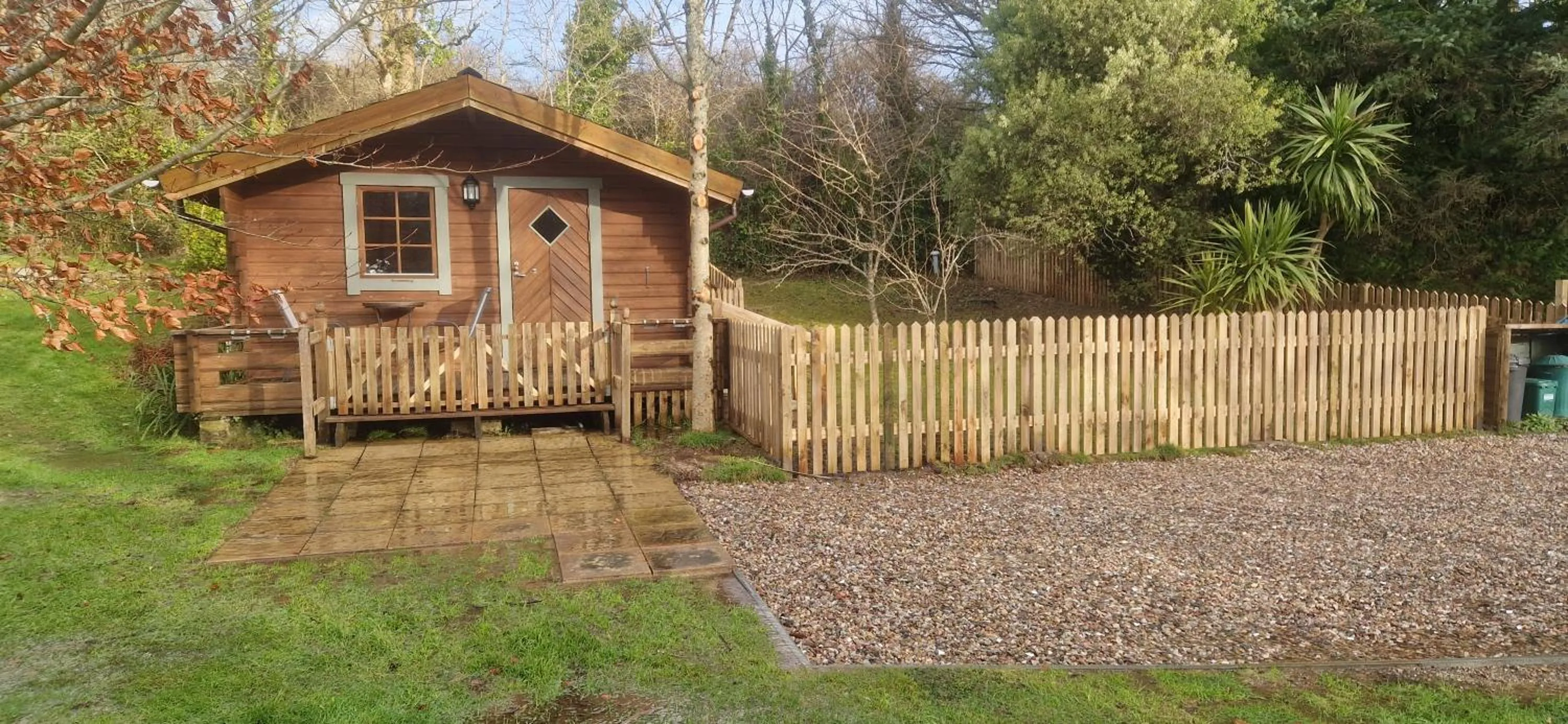 Garden in Polgwedhen Lodge