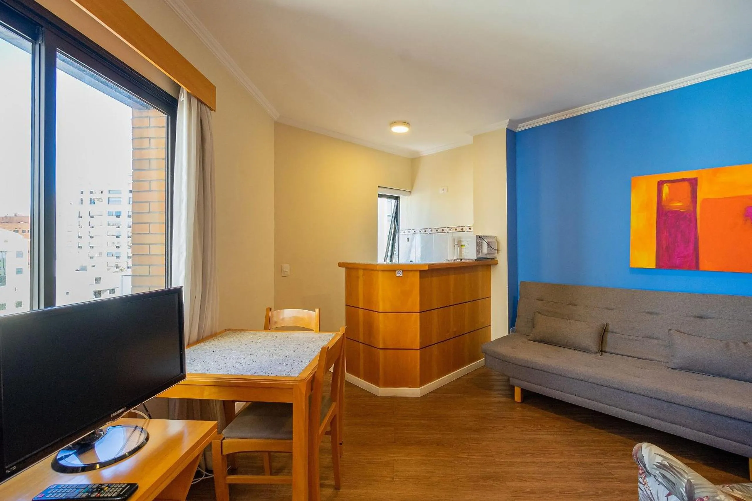 Living room in LFlats ALAMEDA CAMPINAS Jardim Paulista