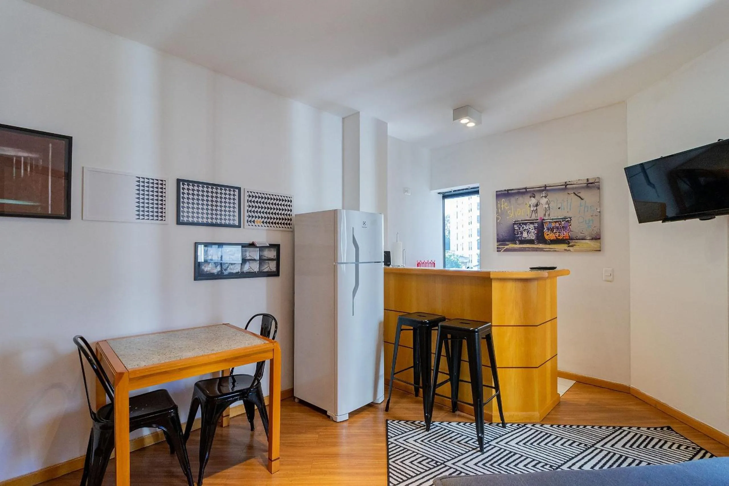 Living room in LFlats ALAMEDA CAMPINAS Jardim Paulista