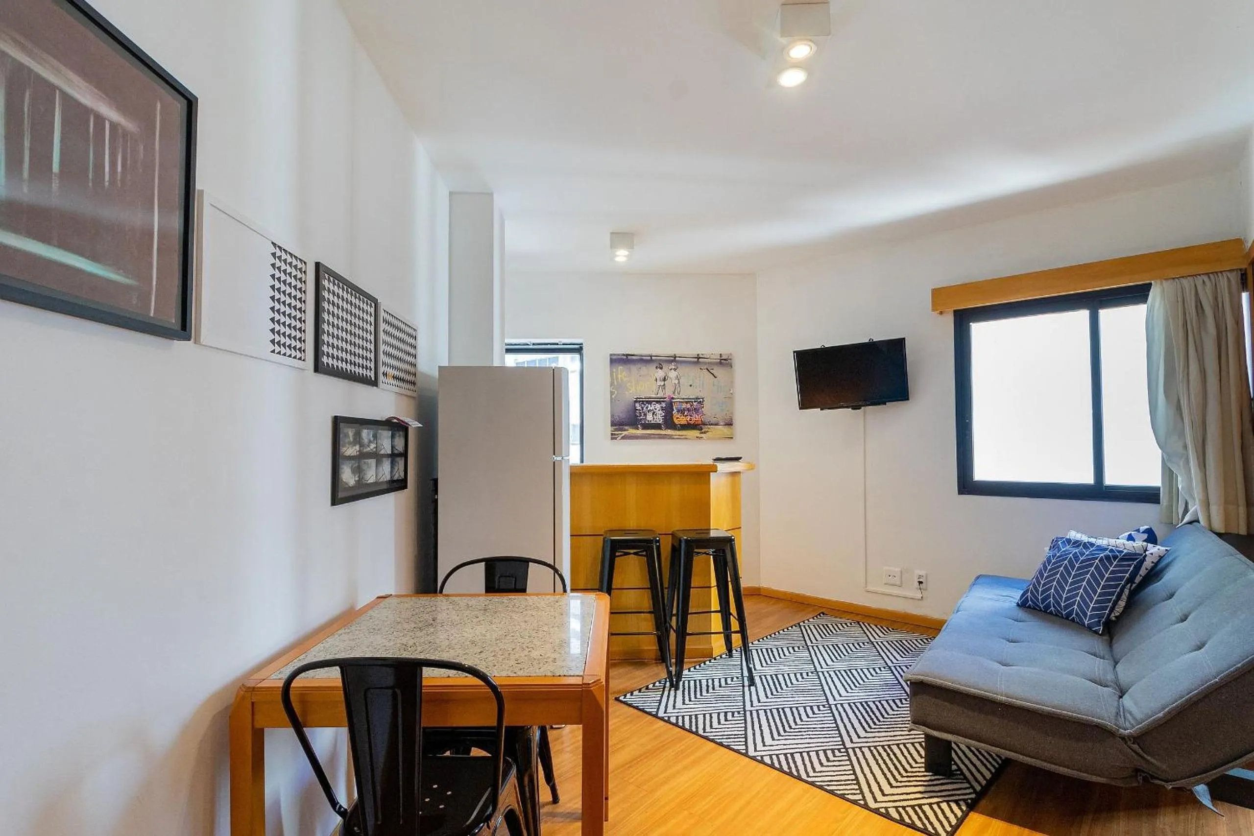 Living room in LFlats ALAMEDA CAMPINAS Jardim Paulista