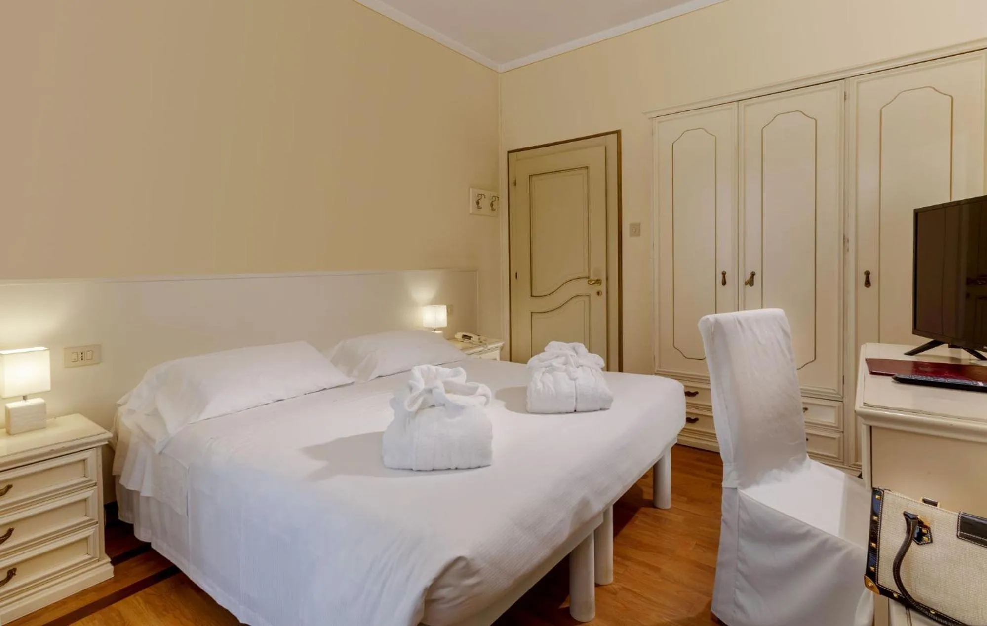 Bedroom, Bed in Hotel Terme Patria