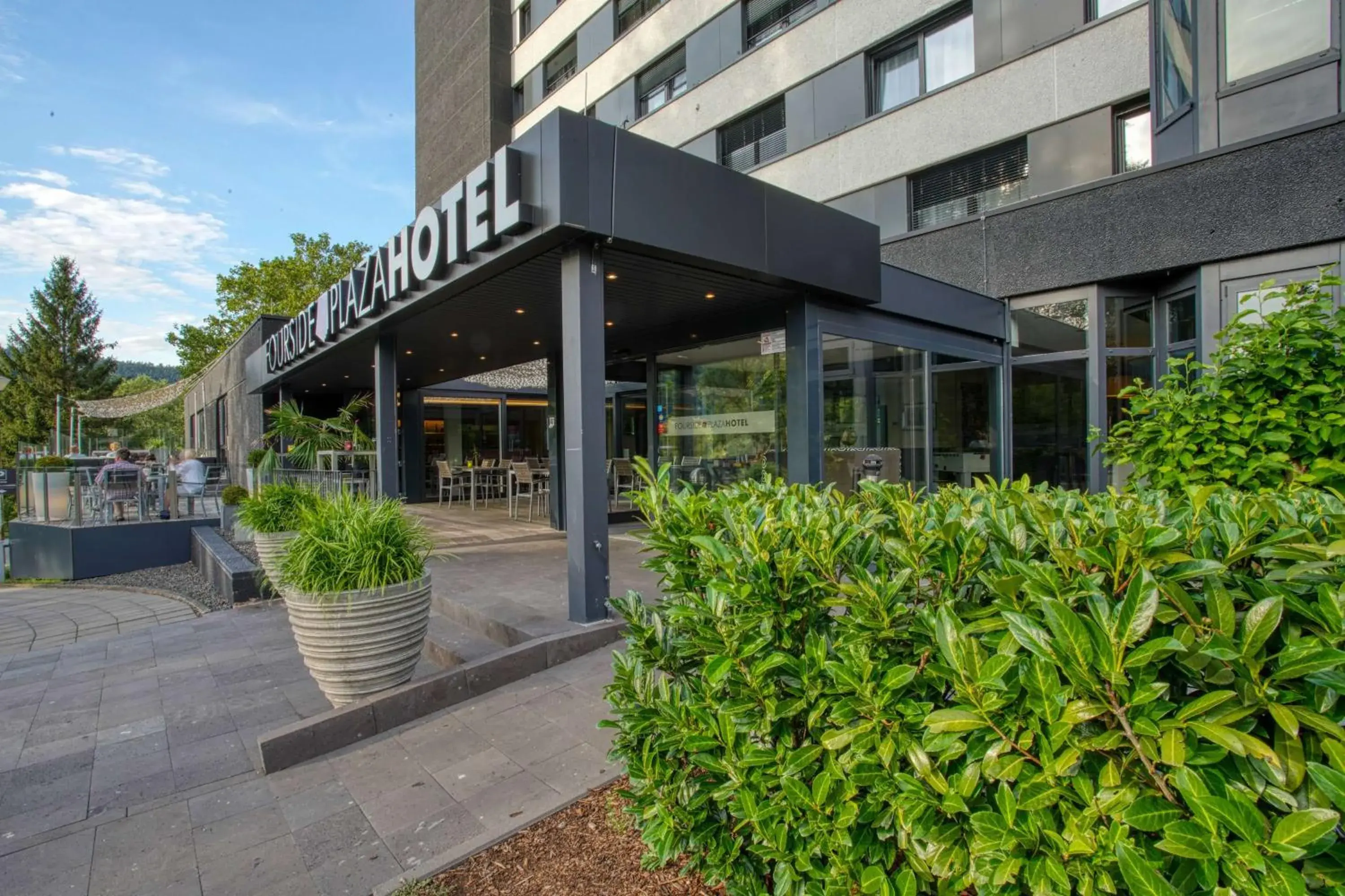 Property building in FourSide Plaza Hotel Trier, Trademark Collection by Wyndham Property building in FourSide Plaza Hotel Trier, Trademark Collection by Wyndham