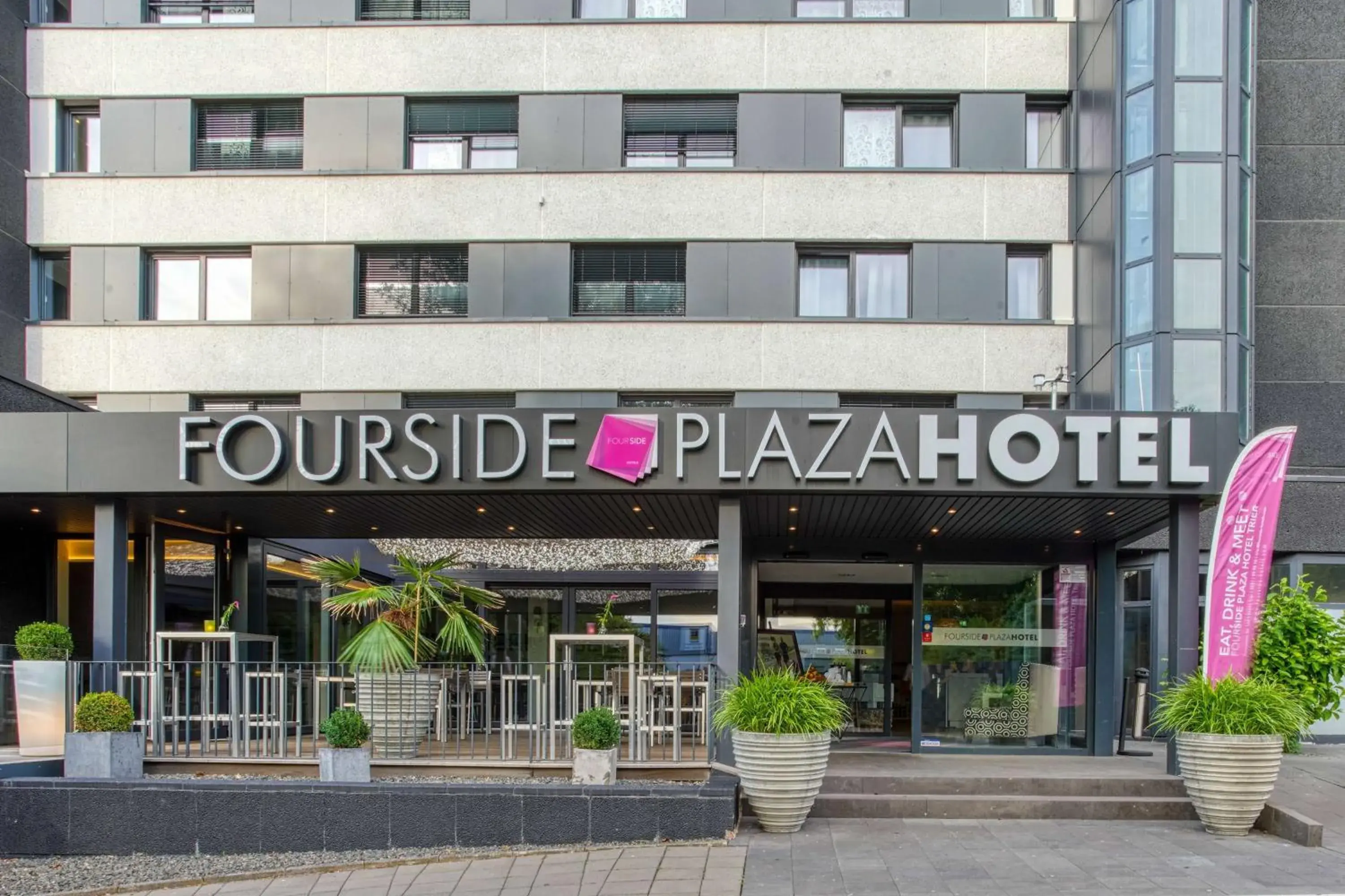 Property building in FourSide Plaza Hotel Trier, Trademark Collection by Wyndham Property building in FourSide Plaza Hotel Trier, Trademark Collection by Wyndham