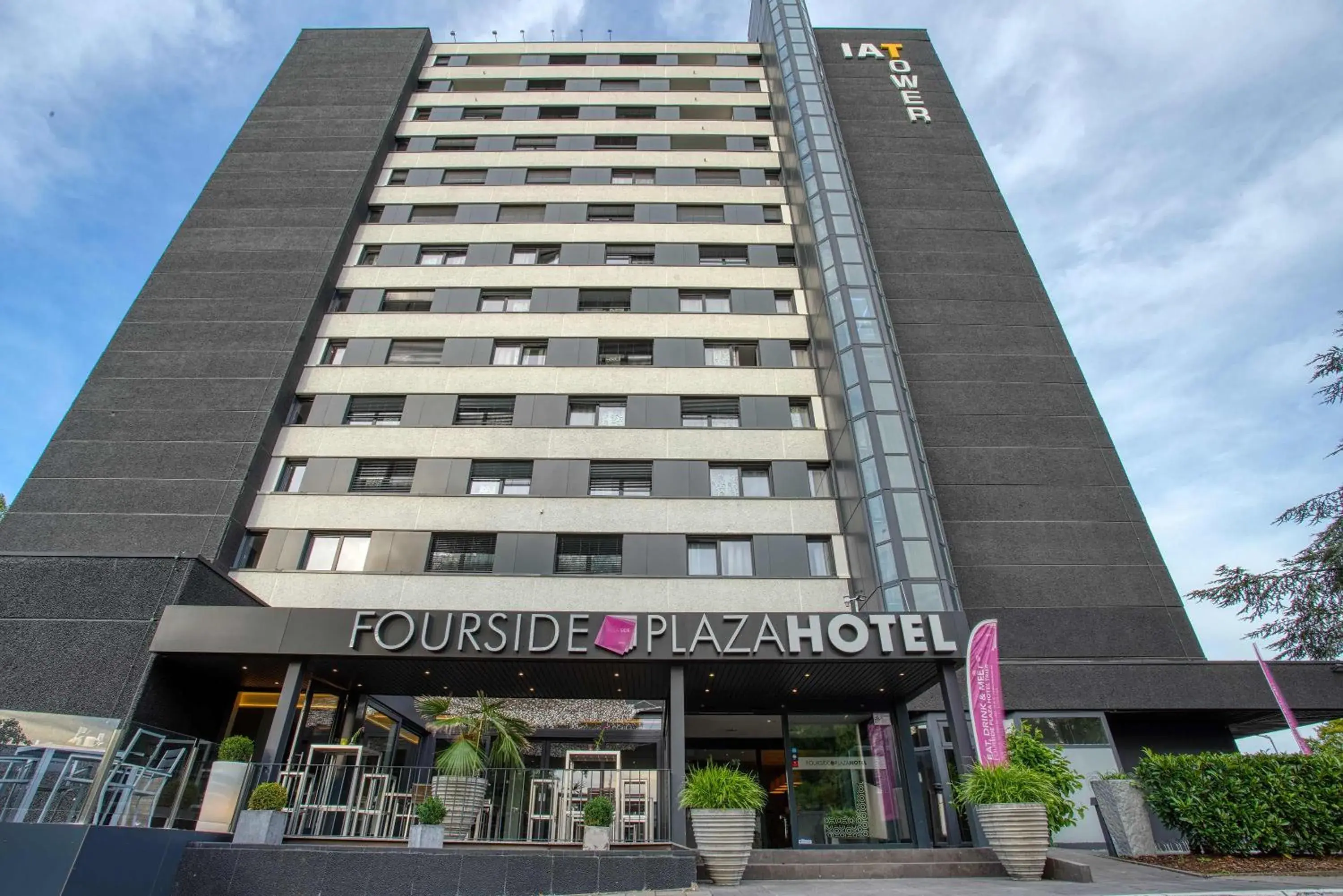 Property building in FourSide Plaza Hotel Trier, Trademark Collection by Wyndham Property building in FourSide Plaza Hotel Trier, Trademark Collection by Wyndham