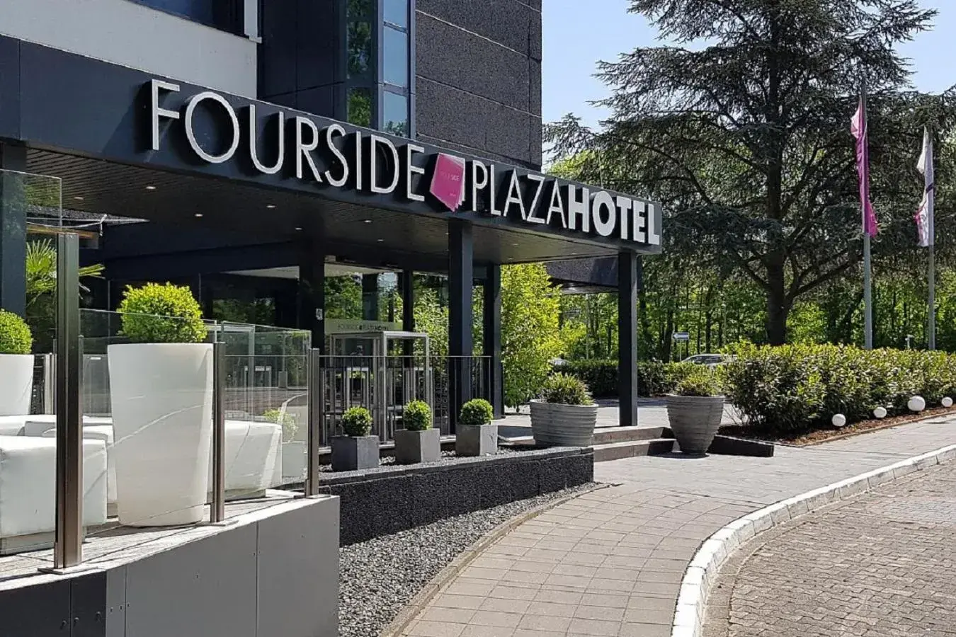 Property building in FourSide Plaza Hotel Trier, Trademark Collection by Wyndham Property building in FourSide Plaza Hotel Trier, Trademark Collection by Wyndham