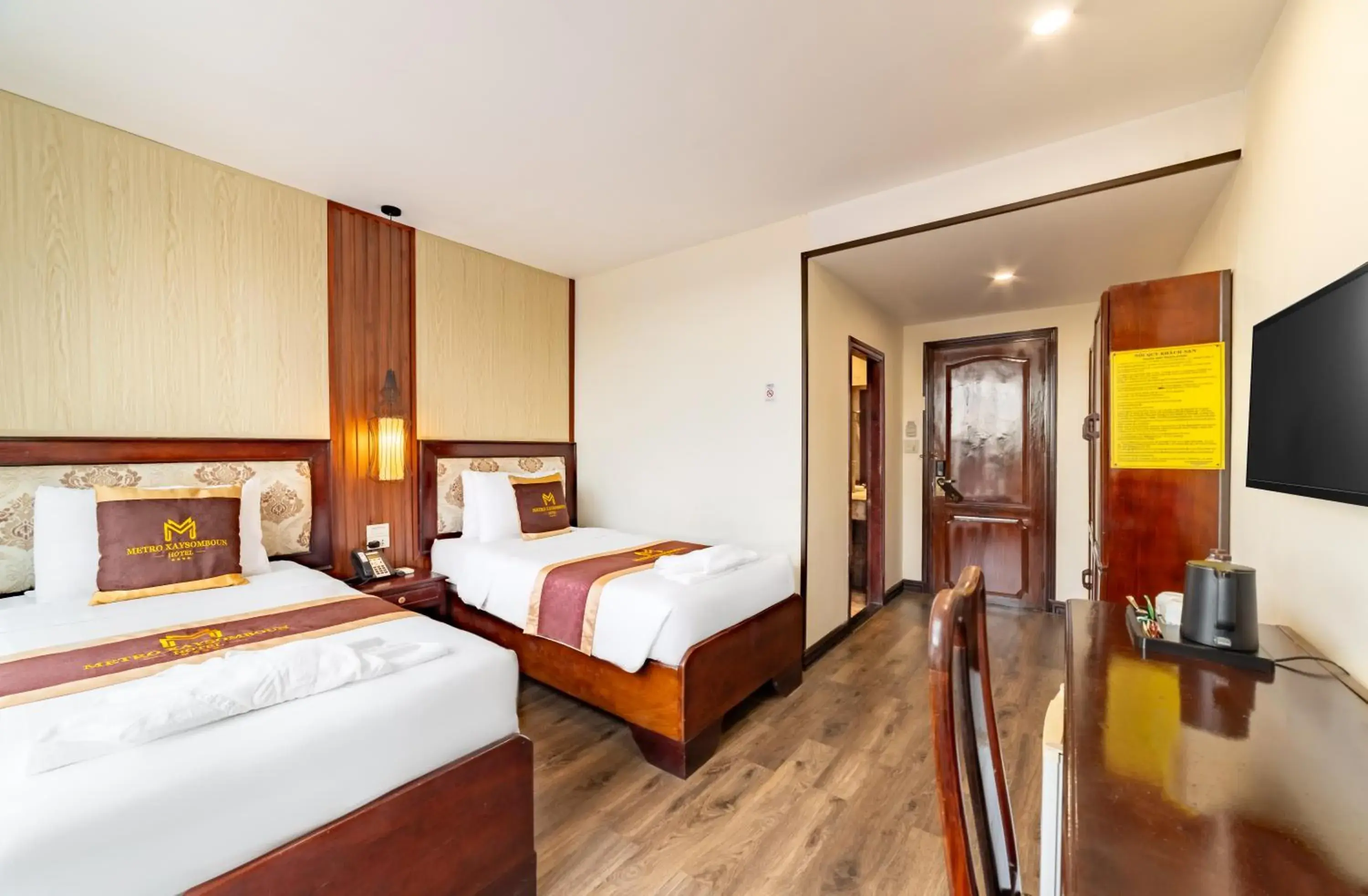 Bed in Xaysomboun Hotel & SPA Bed in Xaysomboun Hotel & SPA