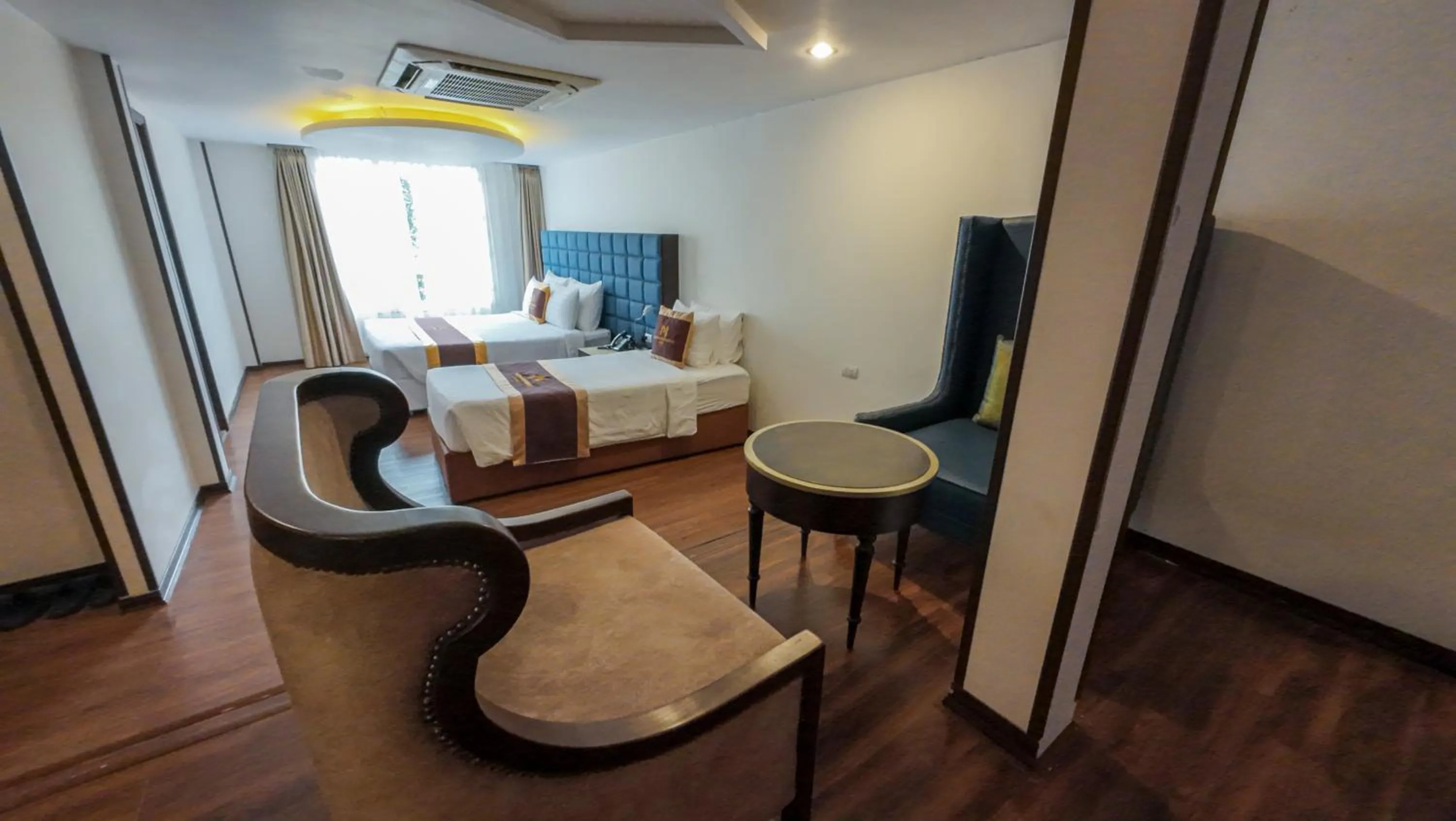 Bed in Xaysomboun Hotel & SPA