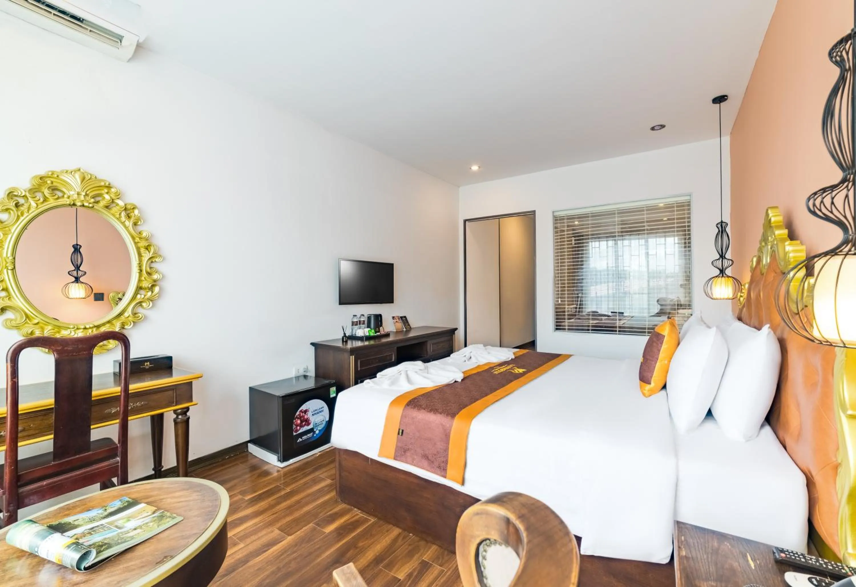 Bed in Xaysomboun Hotel & SPA