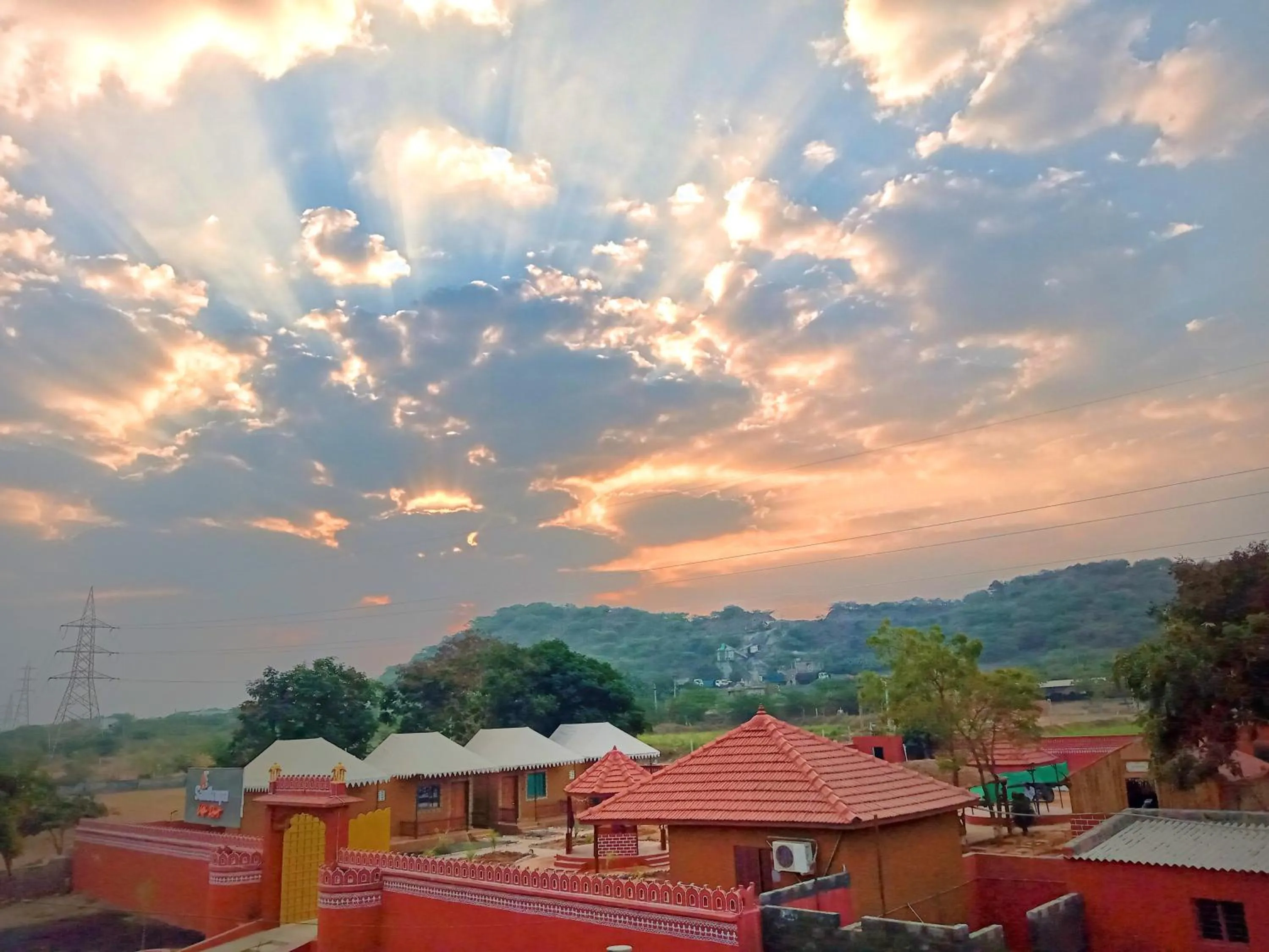 Property building in Santkrupa Villa Resort