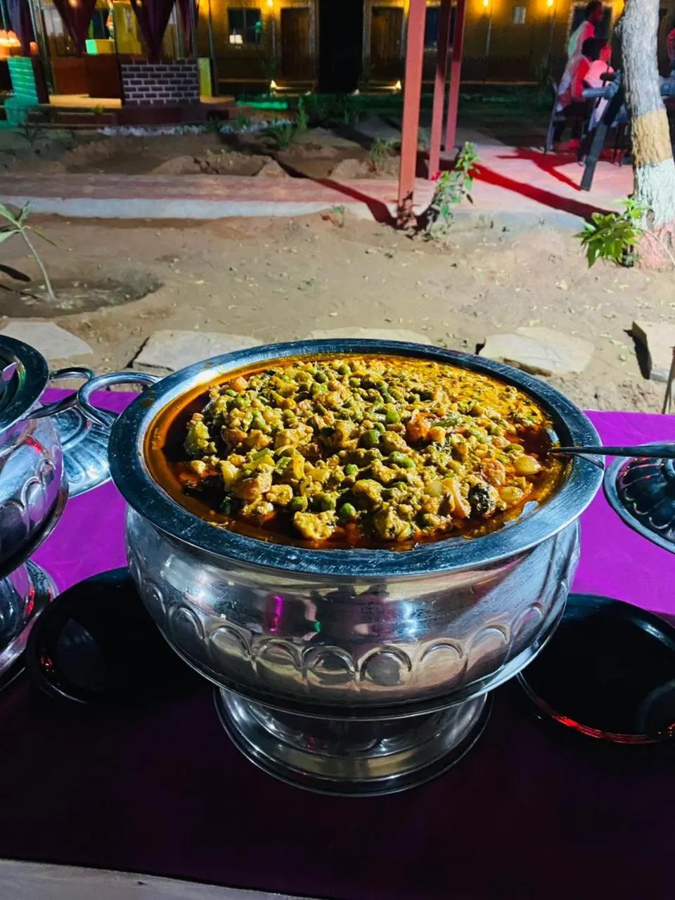 Dinner in Santkrupa Villa Resort