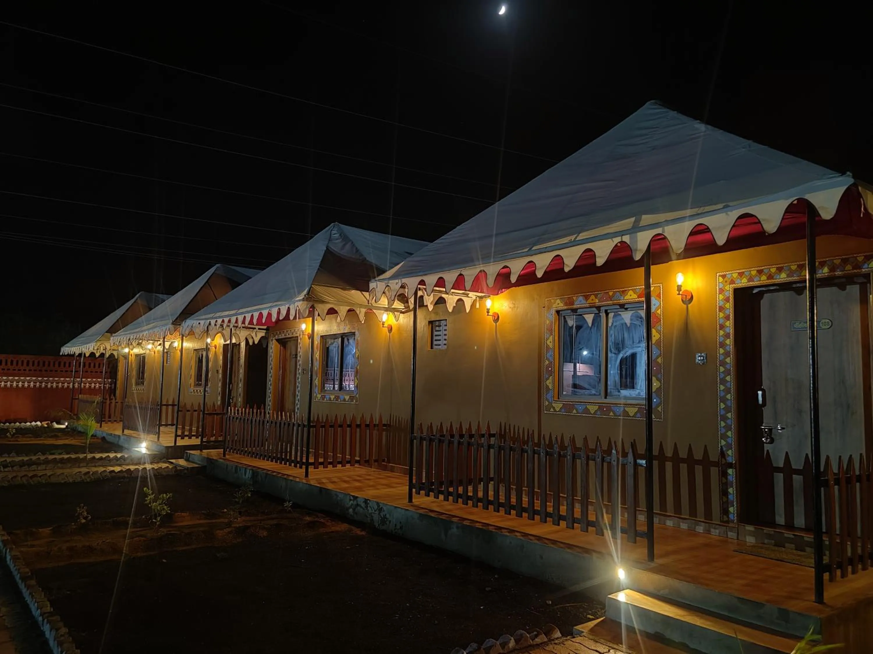 Property building in Santkrupa Villa Resort