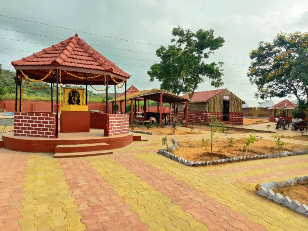 Property building in Santkrupa Villa Resort Property building in Santkrupa Villa Resort