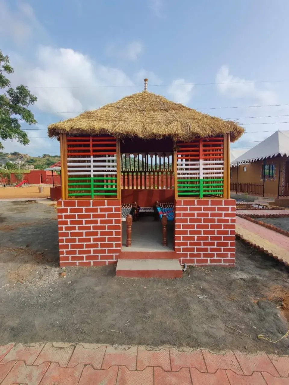 Property building in Santkrupa Villa Resort Property building in Santkrupa Villa Resort