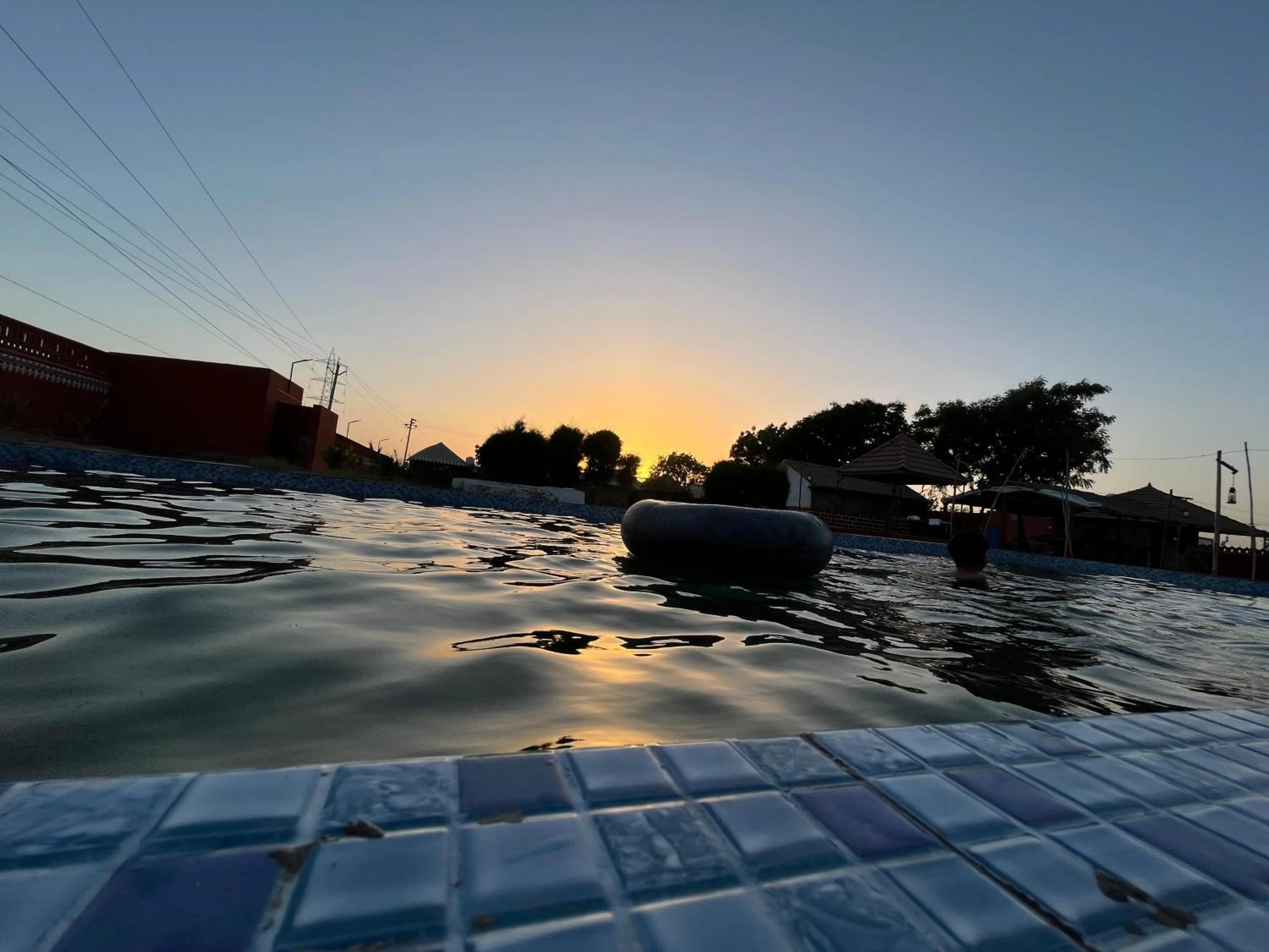 Swimming pool in Santkrupa Villa Resort