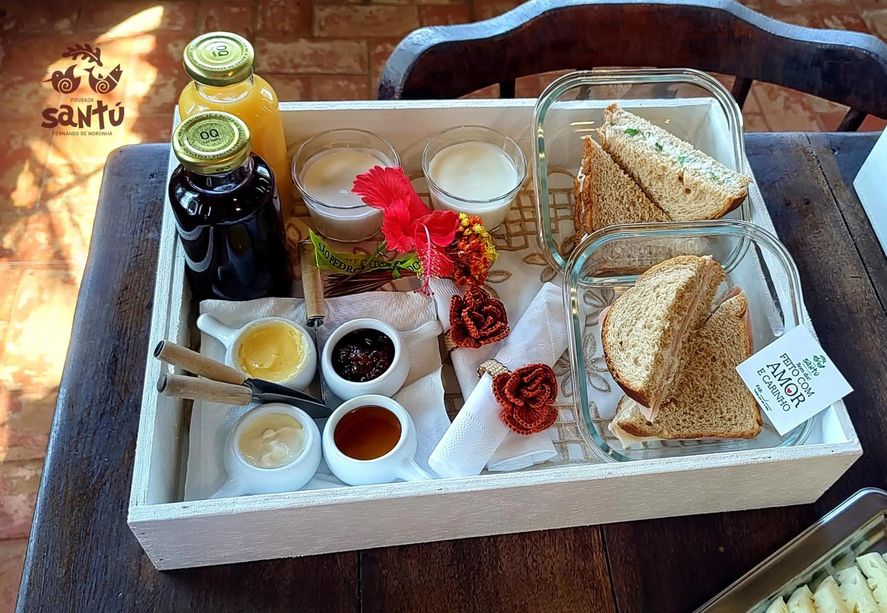 Breakfast in Pousada Santú Noronha