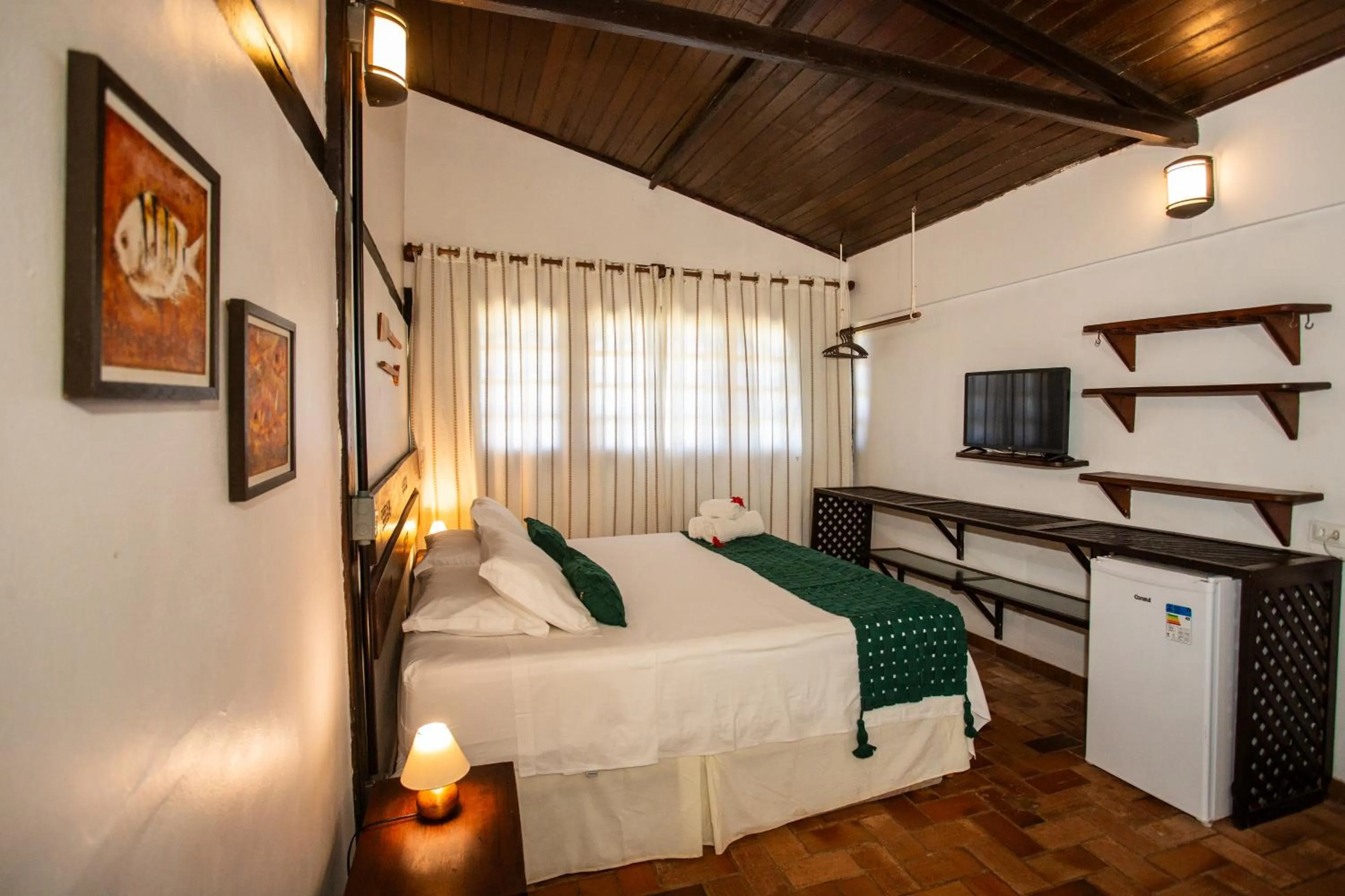 TV and multimedia, Bed in Pousada Santú Noronha