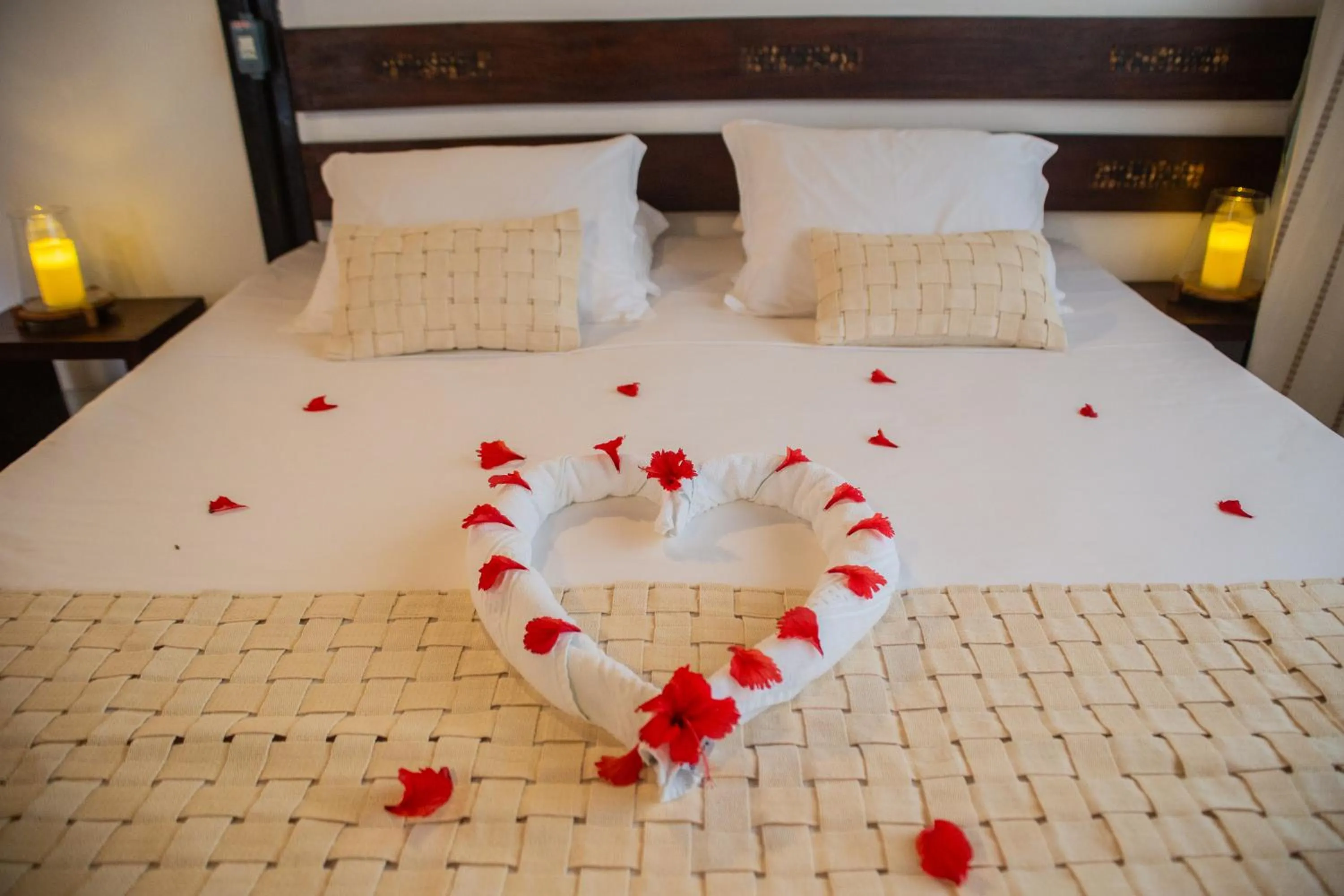 Bed in Pousada Santú Noronha