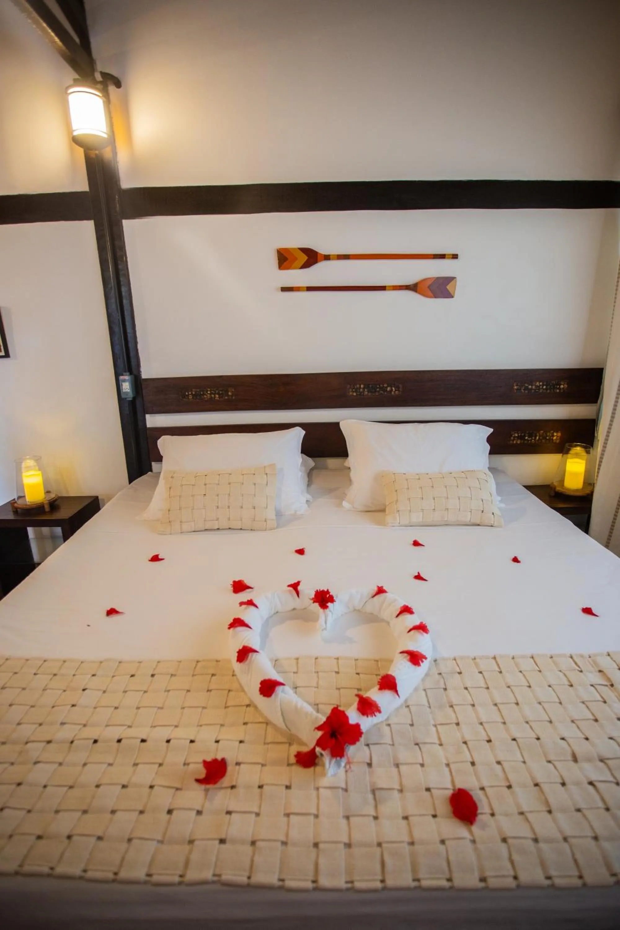 Bed in Pousada Santú Noronha