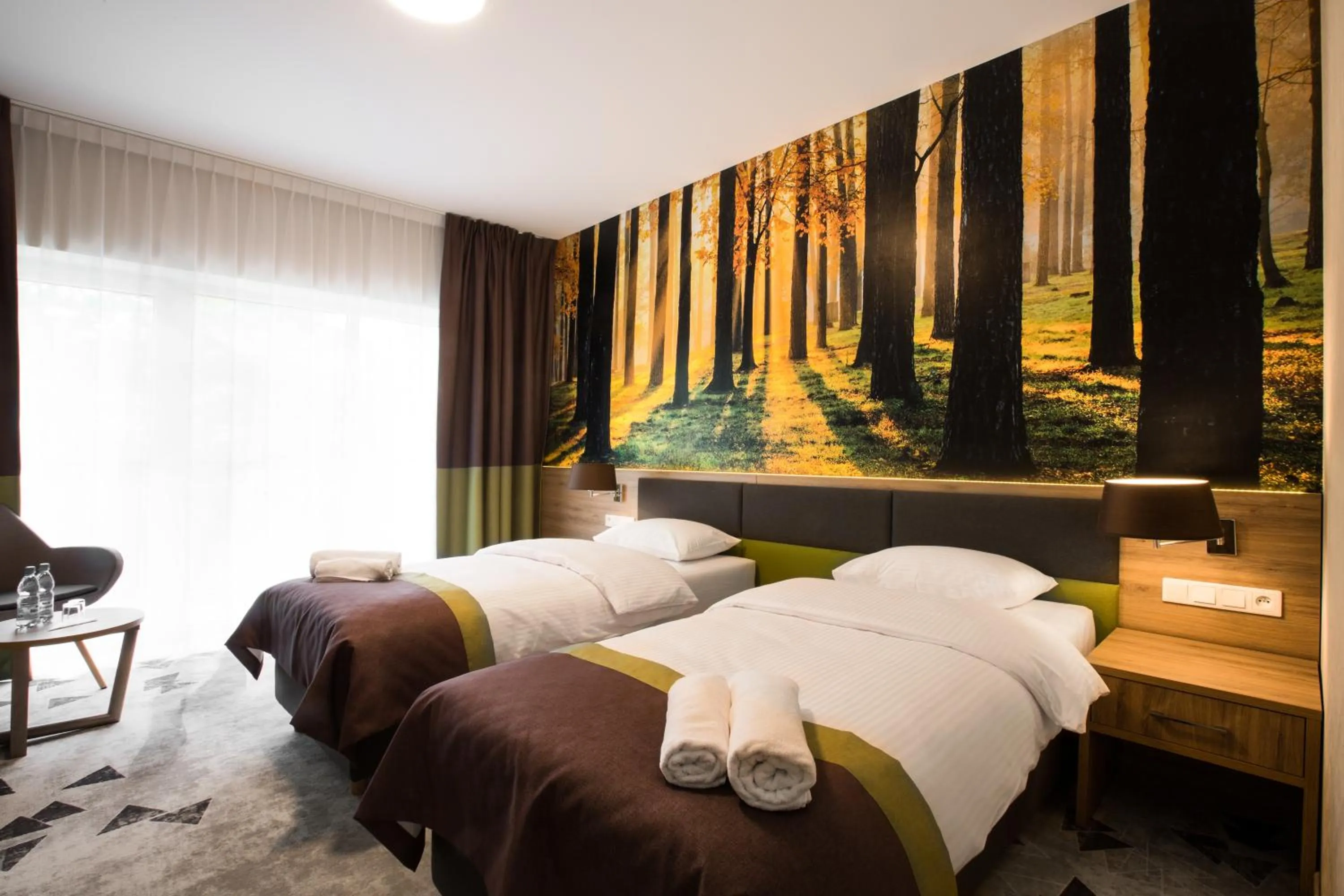 Bed in Sanatorium Uzdrowiskowe Augustów