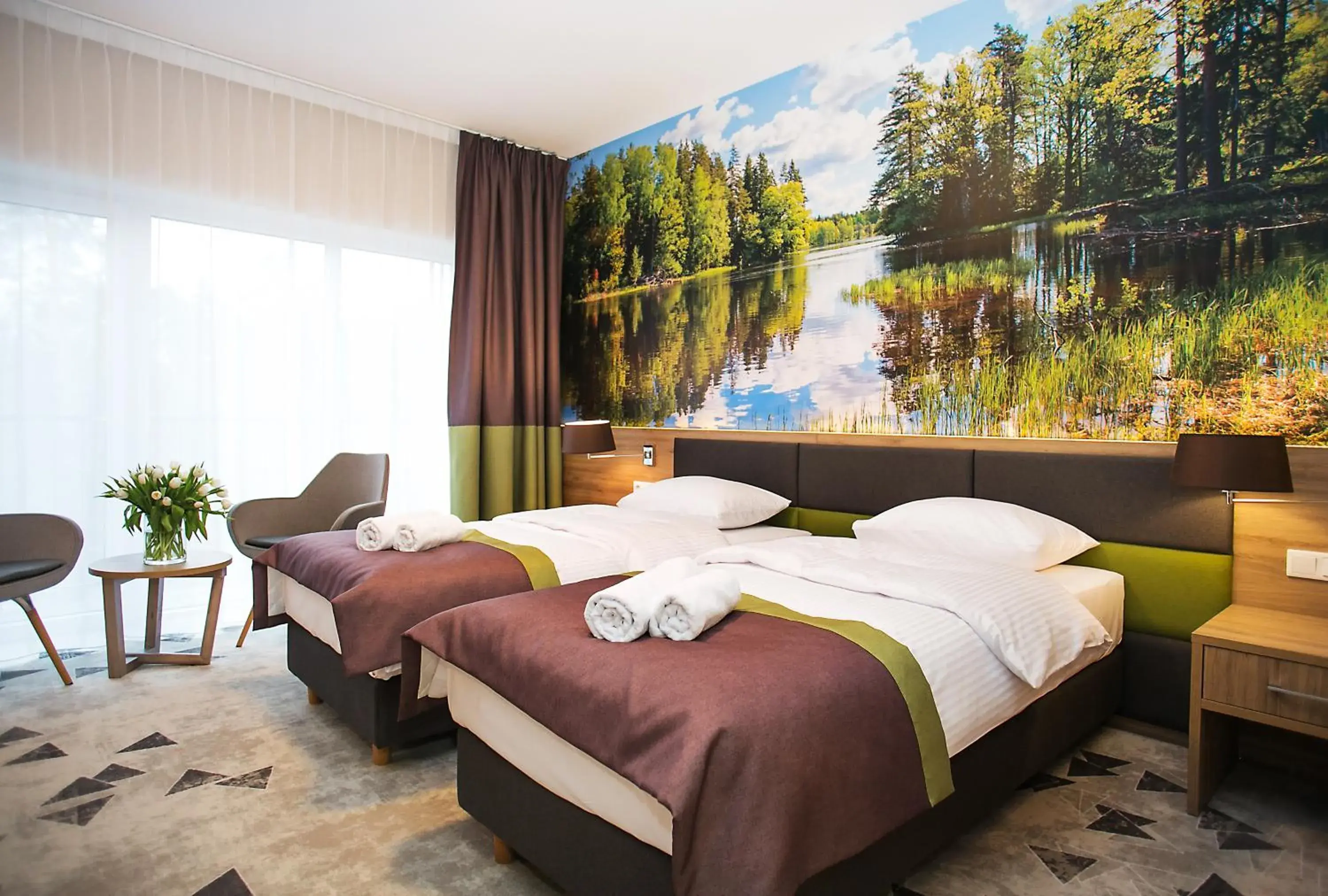 Comfort Single Room - Main Building in Sanatorium Uzdrowiskowe Augustów Comfort Single Room - Main Building in Sanatorium Uzdrowiskowe Augustów